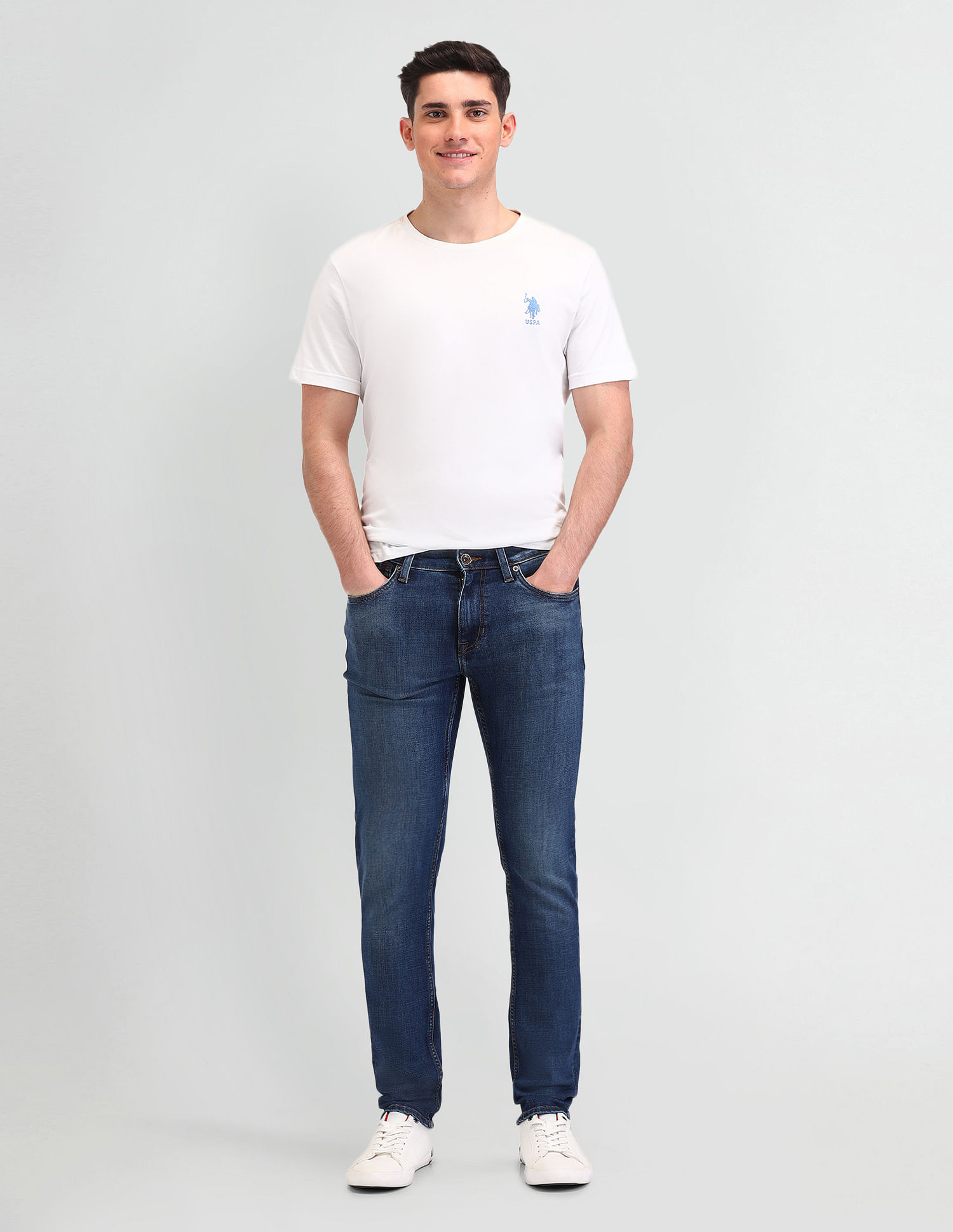 U.S. Polo Assn. Denim Co. Regallo Skinny Fit Blue Jeans