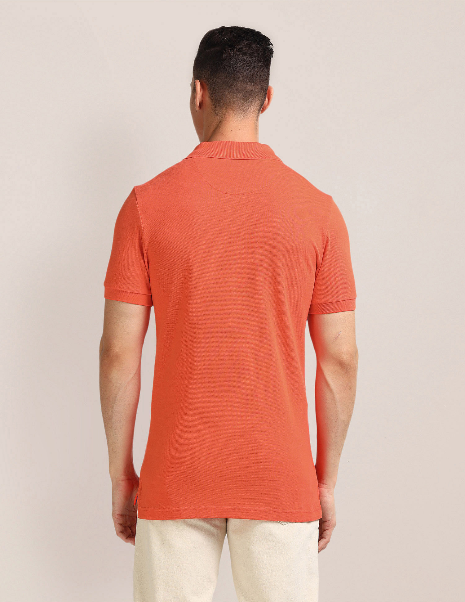 U.S. Polo Assn. Solid Slim Fit Polo Shirt