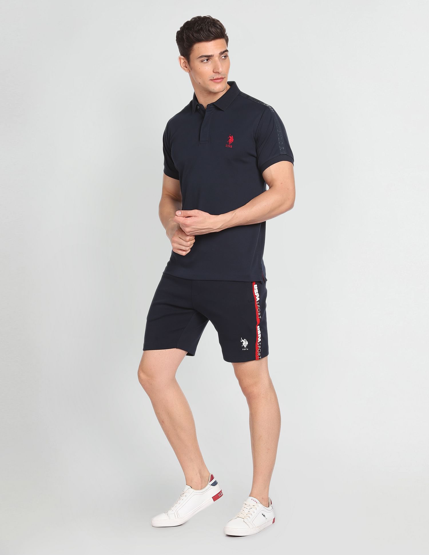 U.S. Polo Assn. Brand Tape Knit Shorts