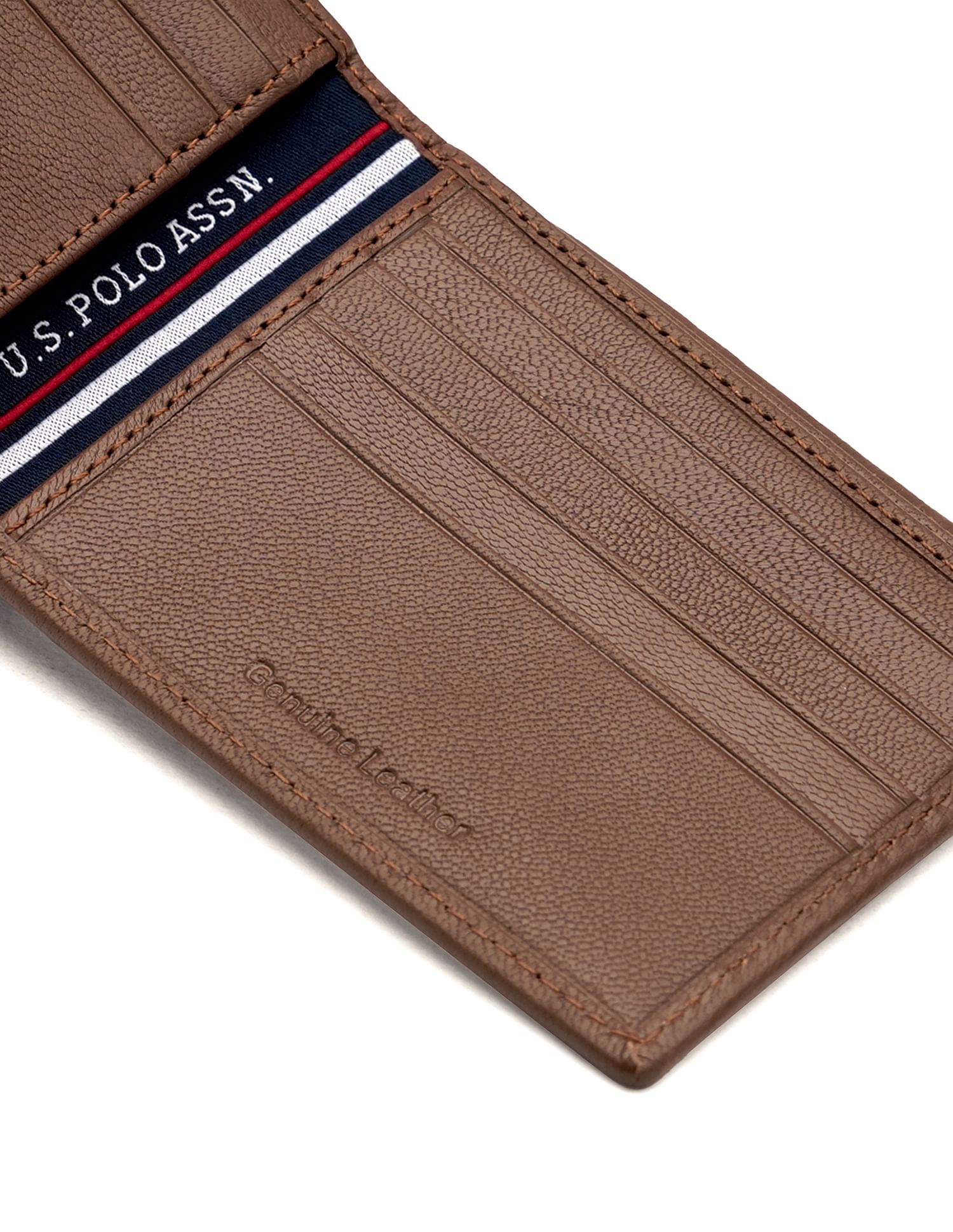 U.S. Polo Assn. Bi-Fold Textured Wallet