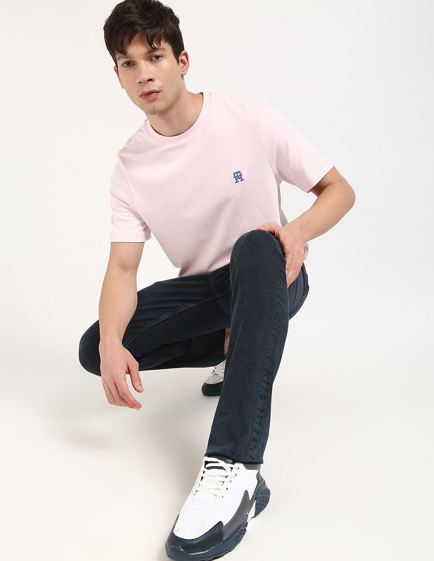 Tommy Hilfiger Solid Regular-Fit Cotton T-Shirt