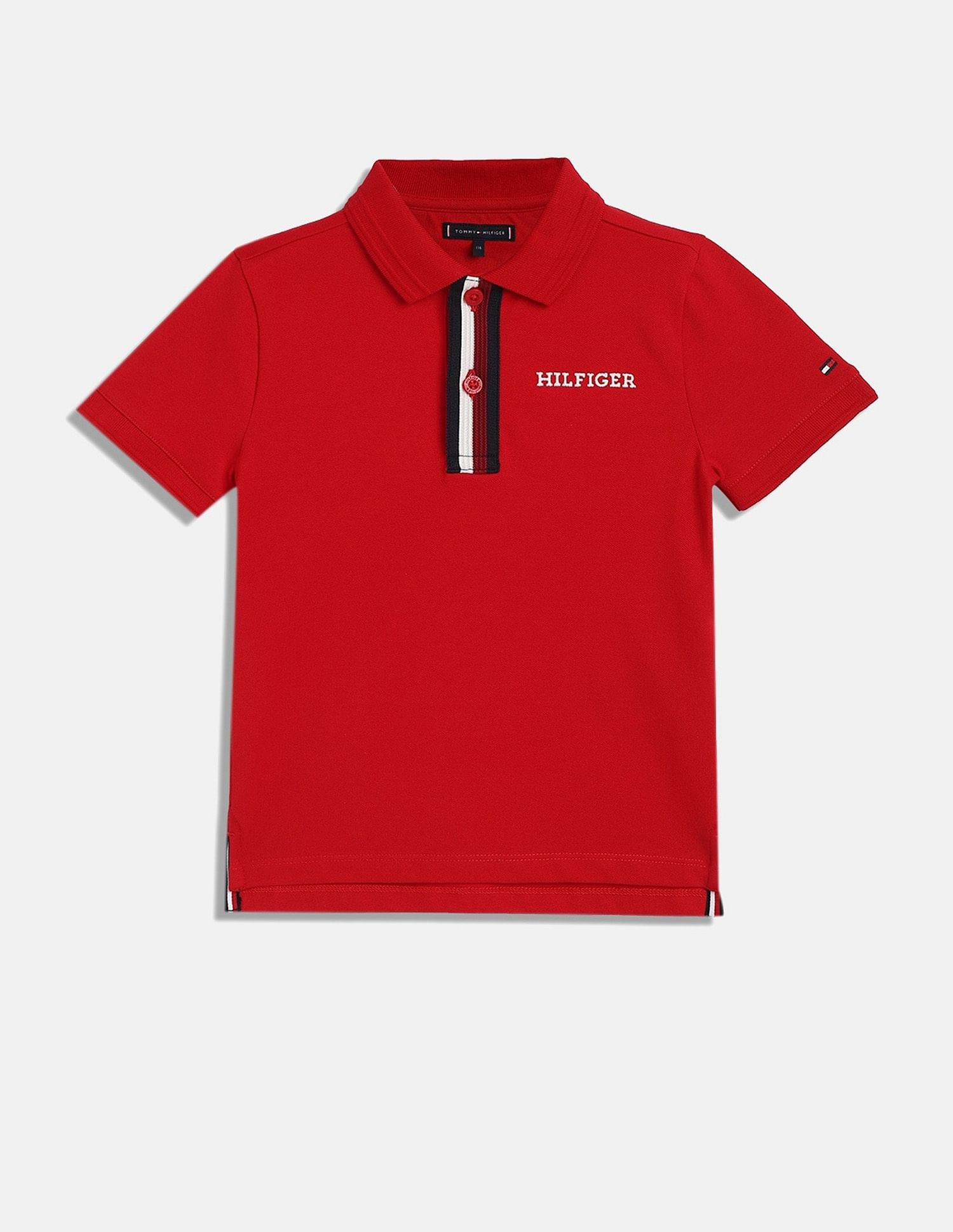 Tommy Hilfiger Solid Regular Fit Polo