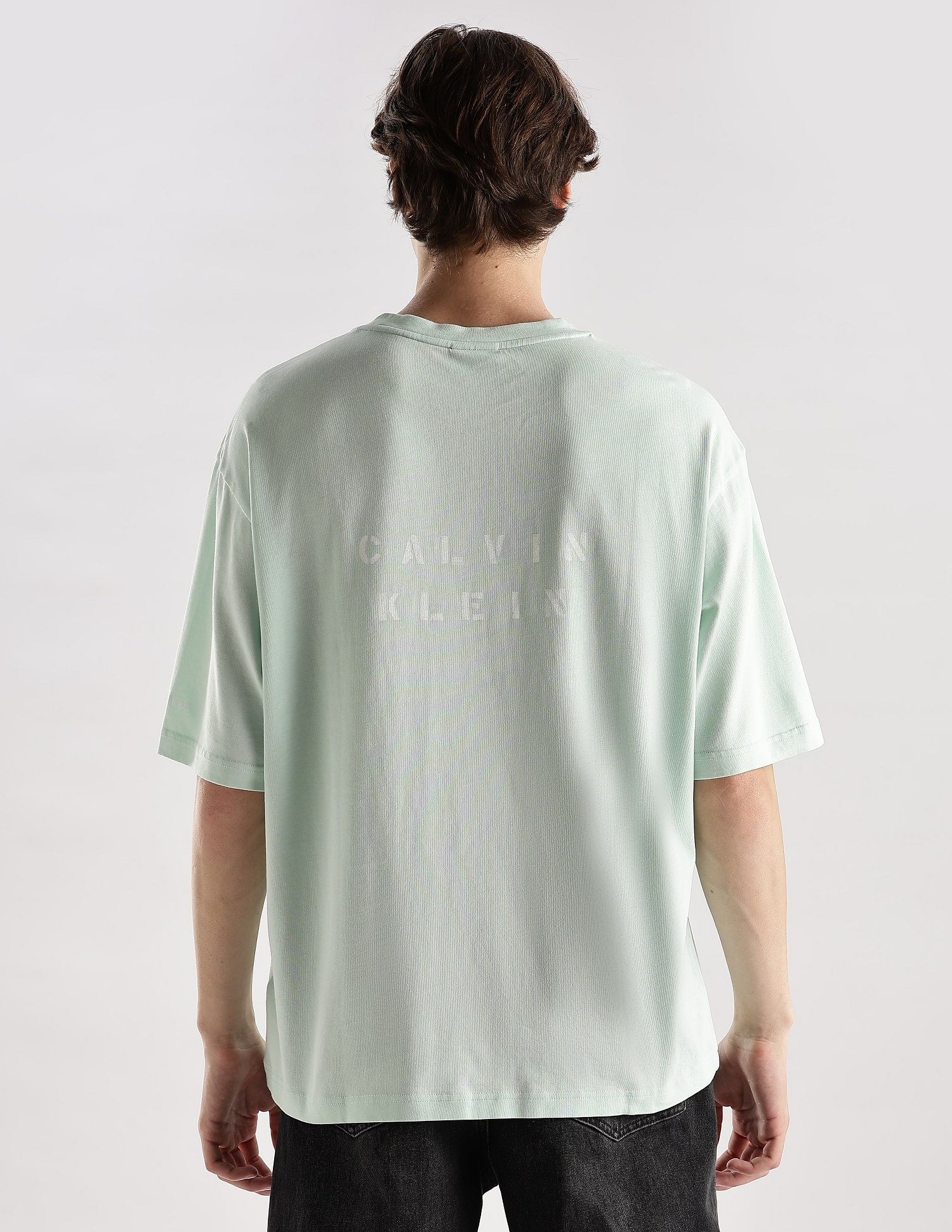 Calvin Klein Jeans Printed Regular Fit Cotton T-Shirt