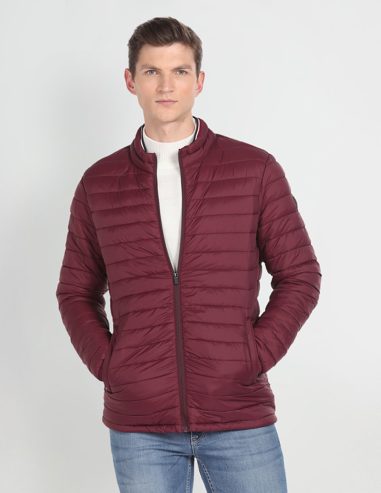 Mens hot sale quilted cardigan