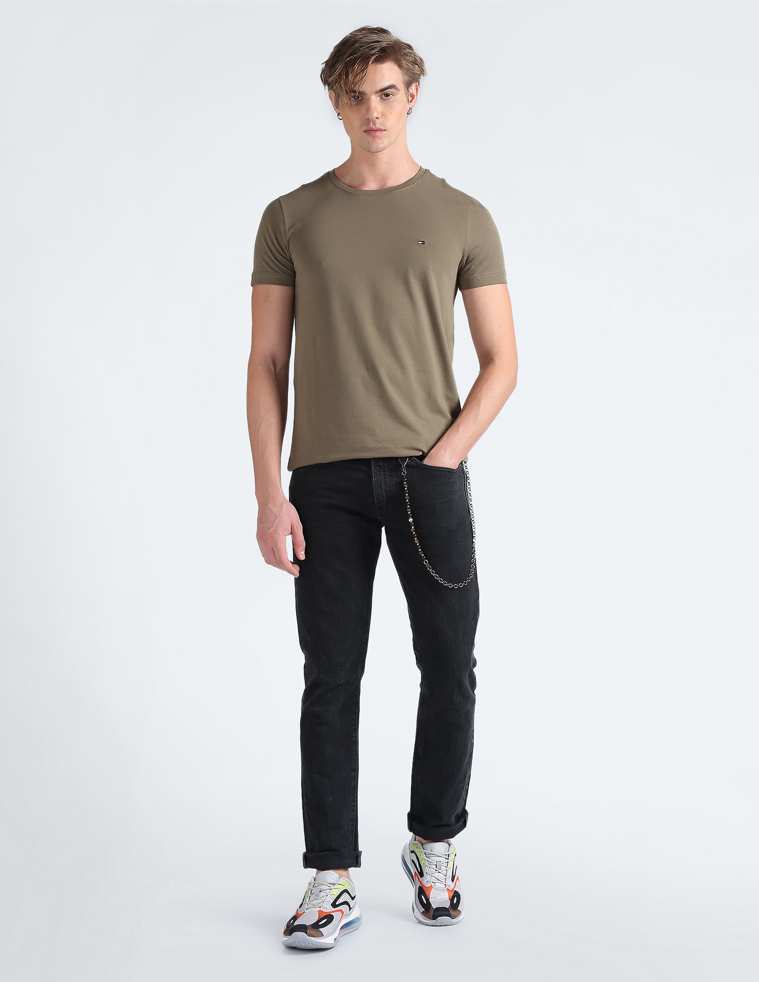 Tommy Hilfiger Transitional Organic Cotton Stretch Slim Fit T-Shirt