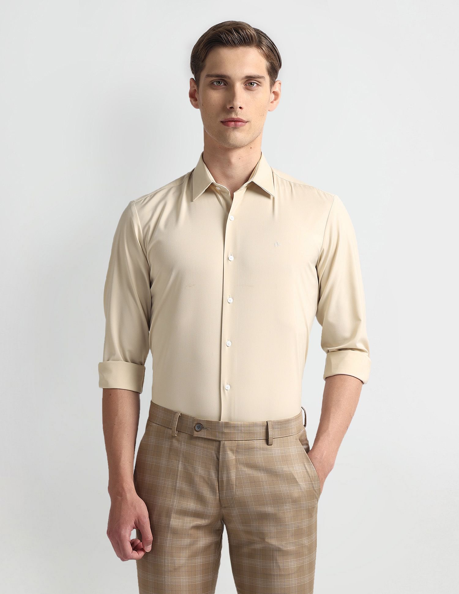 Arrow Newyork Manhattan Slim Fit Twill Shirt