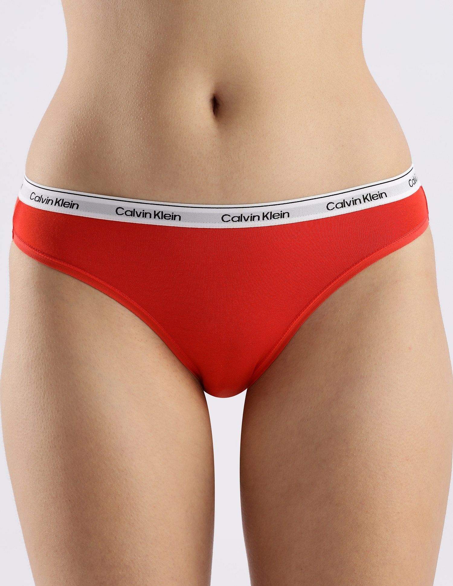 Calvin Klein Underwear Solid Low Rise Bikini Briefs - Pack Of 5