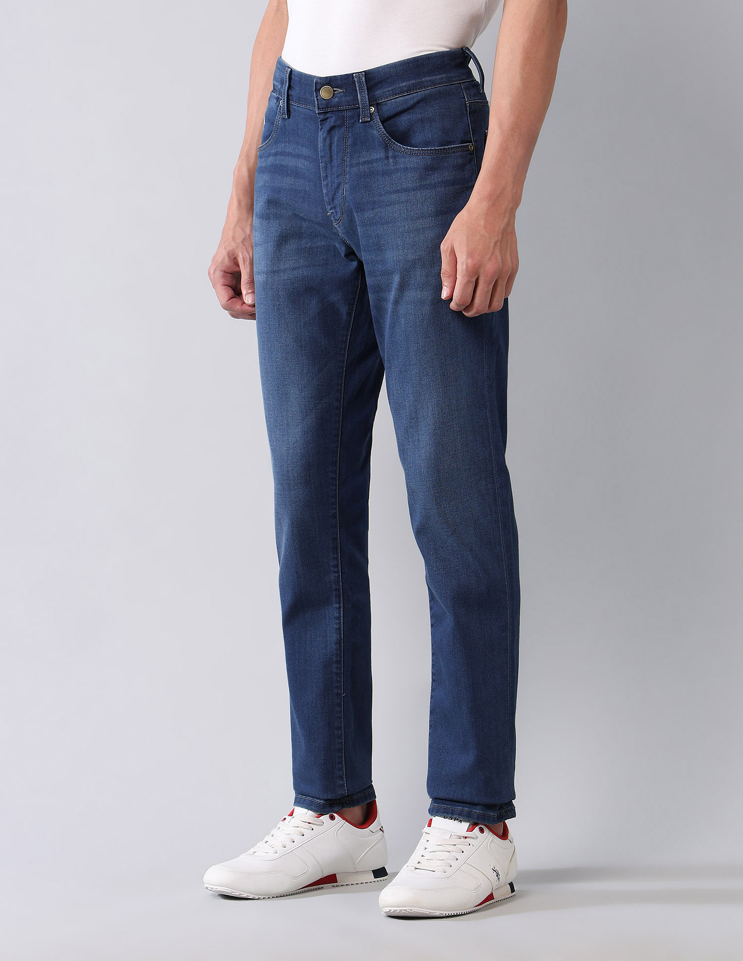 U.S. Polo Assn. Denim Co. Brandon Slim Tapered Fit Blue Jeans