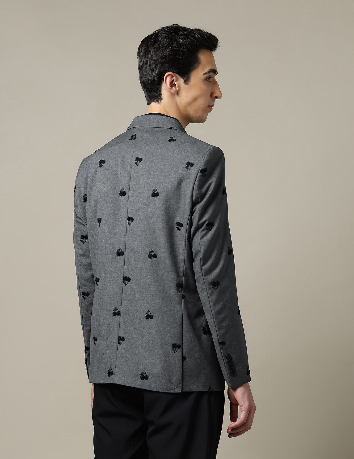 Arrow Embroidered Tailored Fit 1851 Blazer