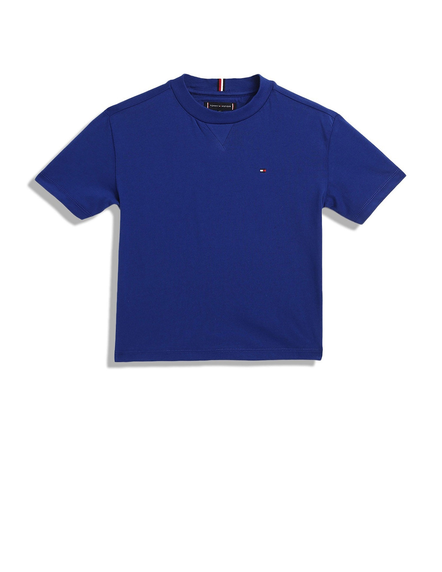 Tommy Hilfiger Kids Boys Solid Relaxed-Fit Cotton T-Shirt