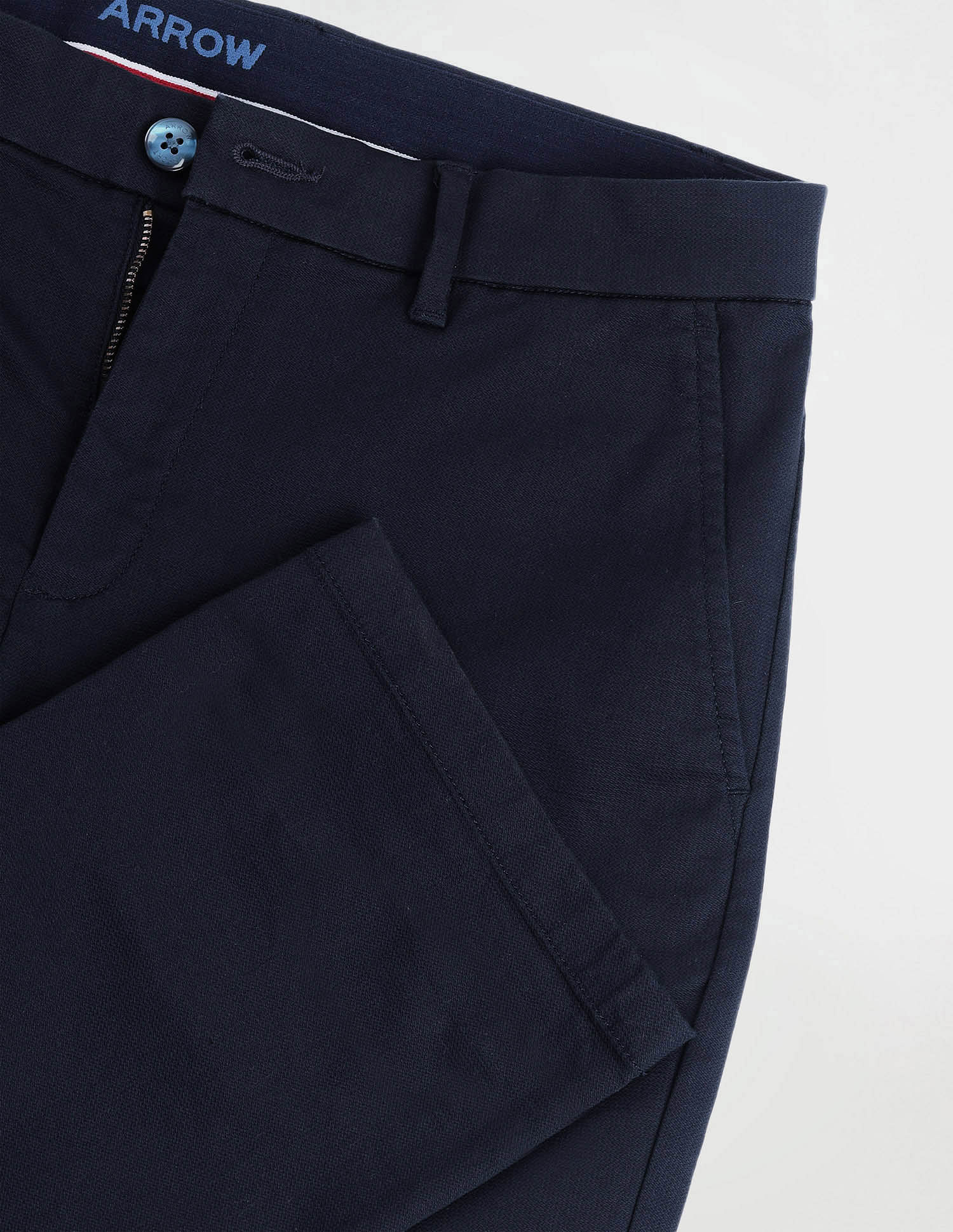 Arrow Sport Regular Fit Dobby Weave Trousers
