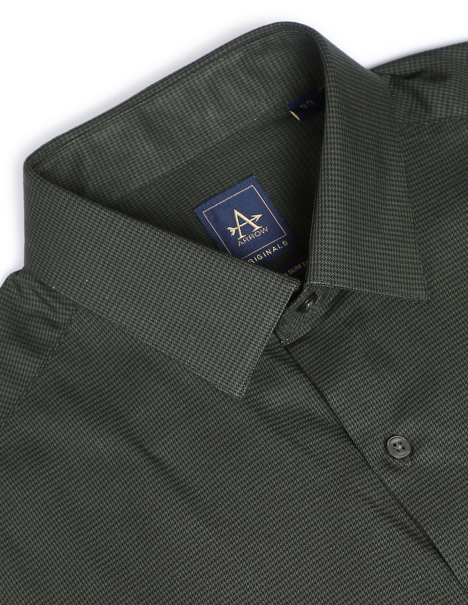 Arrow Pure Cotton Solid Shirt