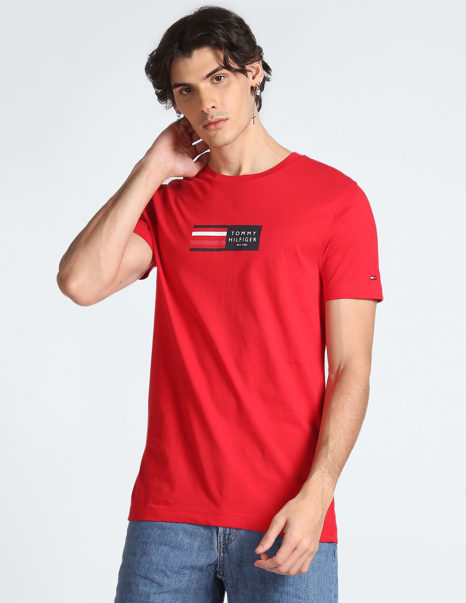 Tommy Hilfiger Organic Cotton Corporate Graphic T-Shirt