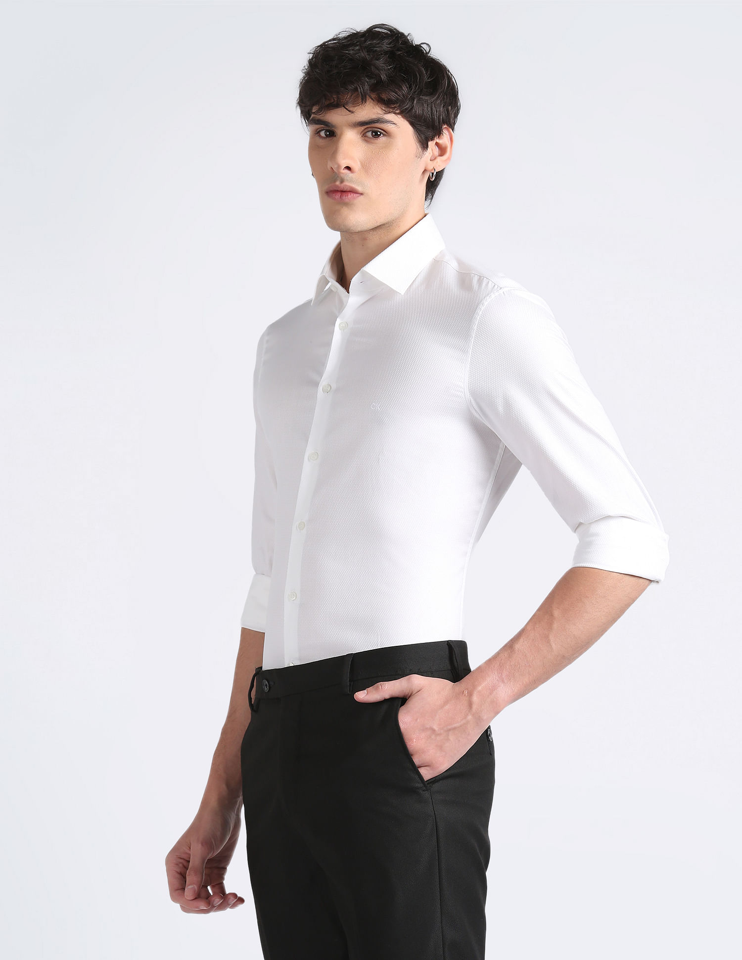 Structure slim fit sales shirt