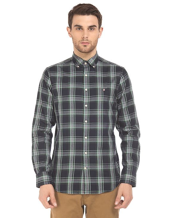 Buy Gant Men Button-Down Check Shirt 