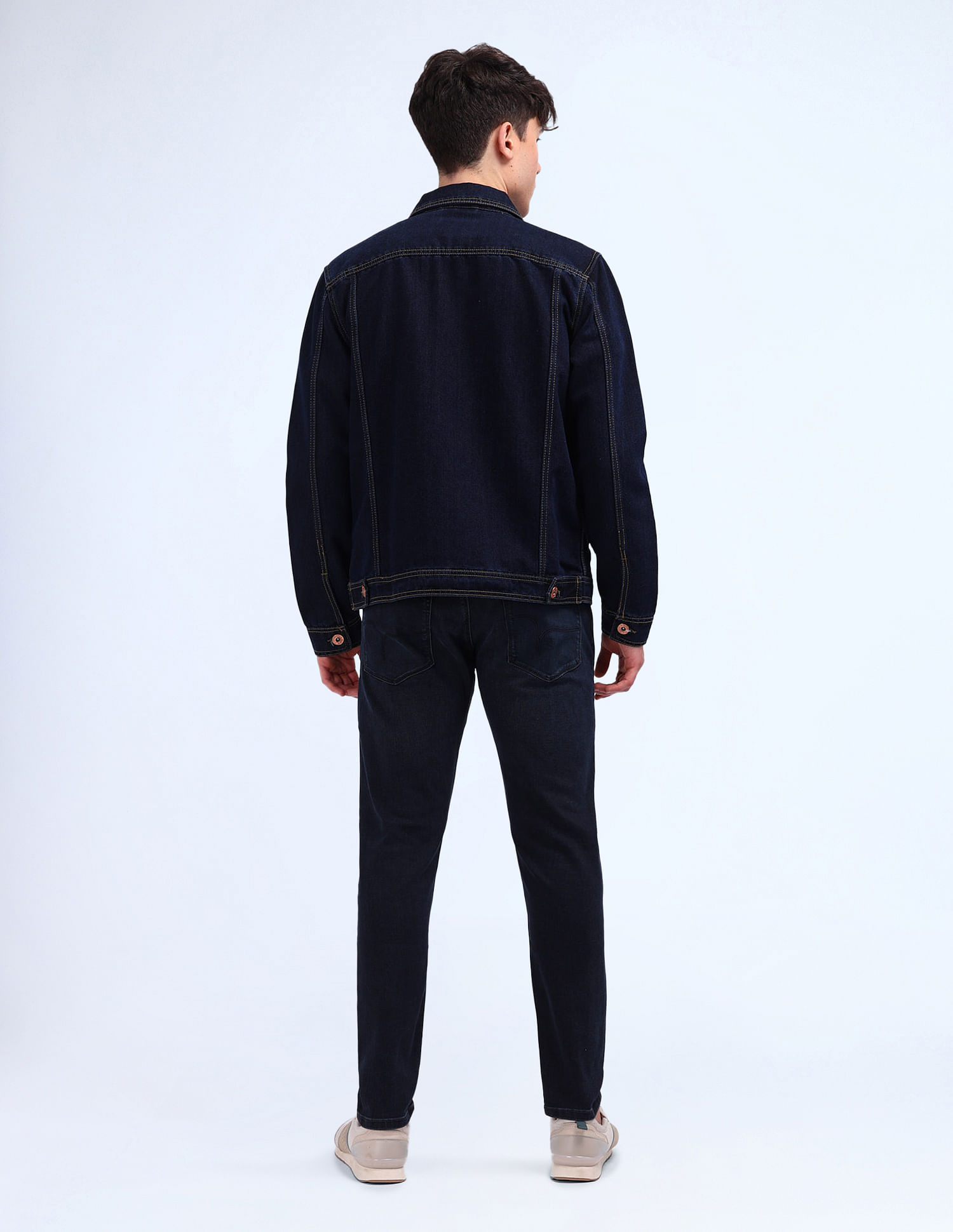 Flying Machine Slash Slim Tapered Fit Jeans