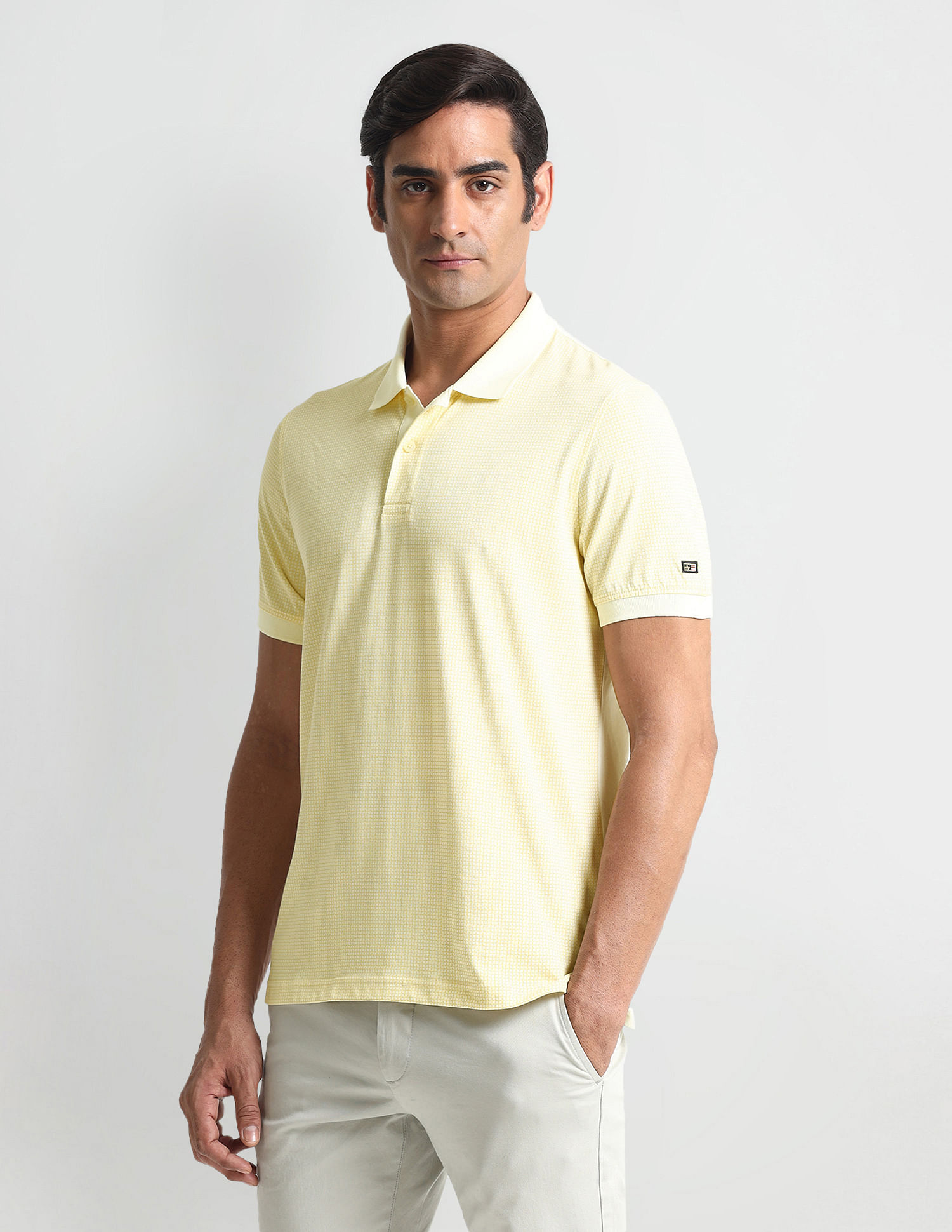 Arrow Sport Check Pique Polo Shirt