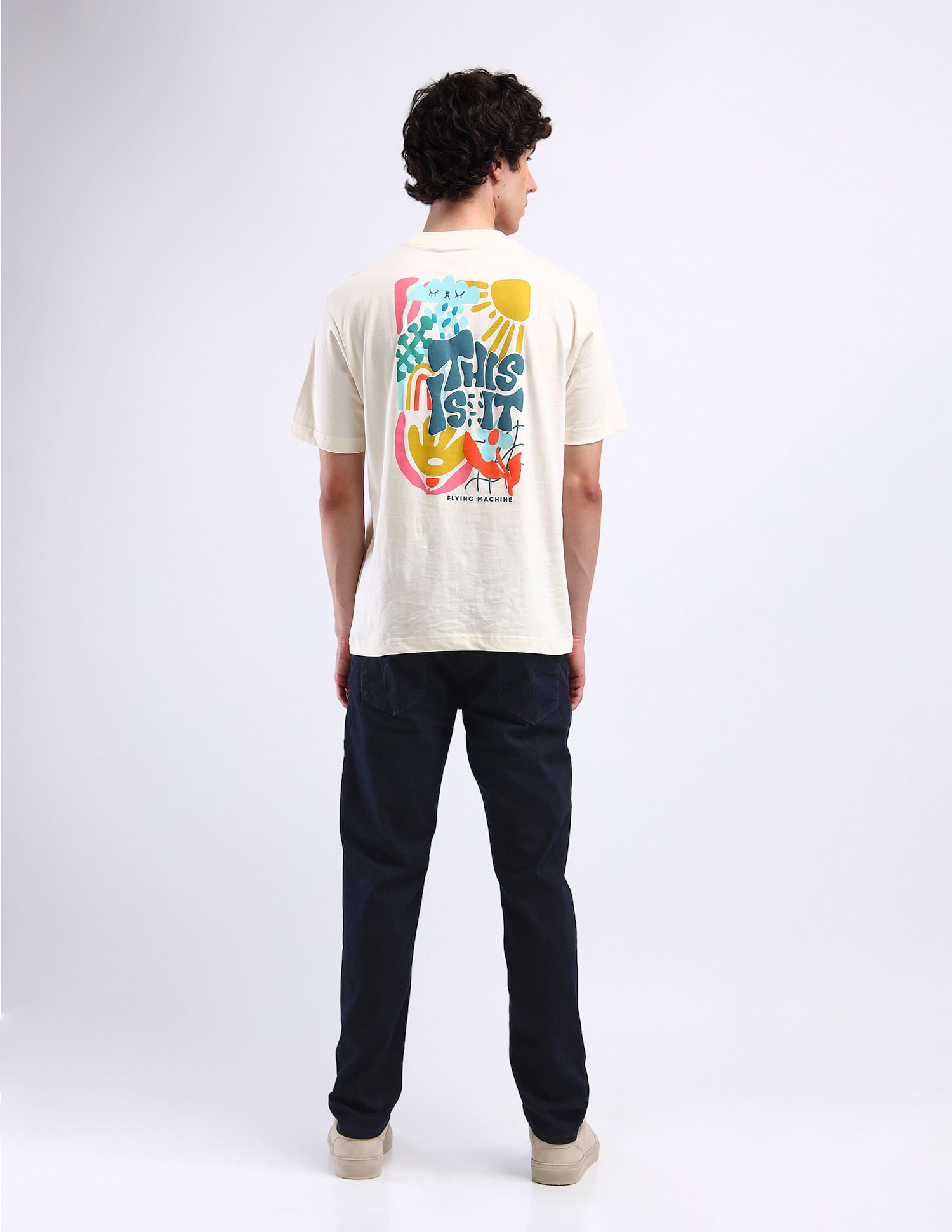Flying Machine Mid Rise Slim Tapered Fit Jeans