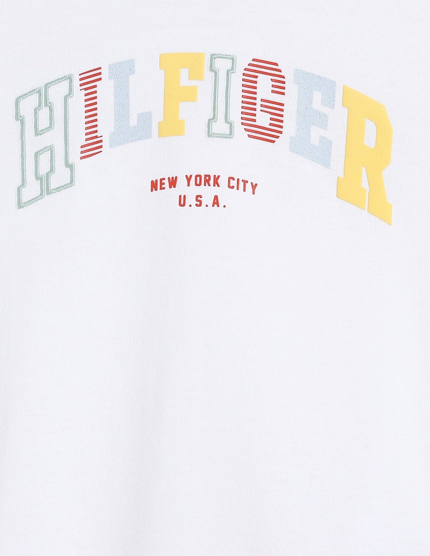 Tommy Hilfiger Kids Girls Logo Regular-Fit Cotton T-Shirt