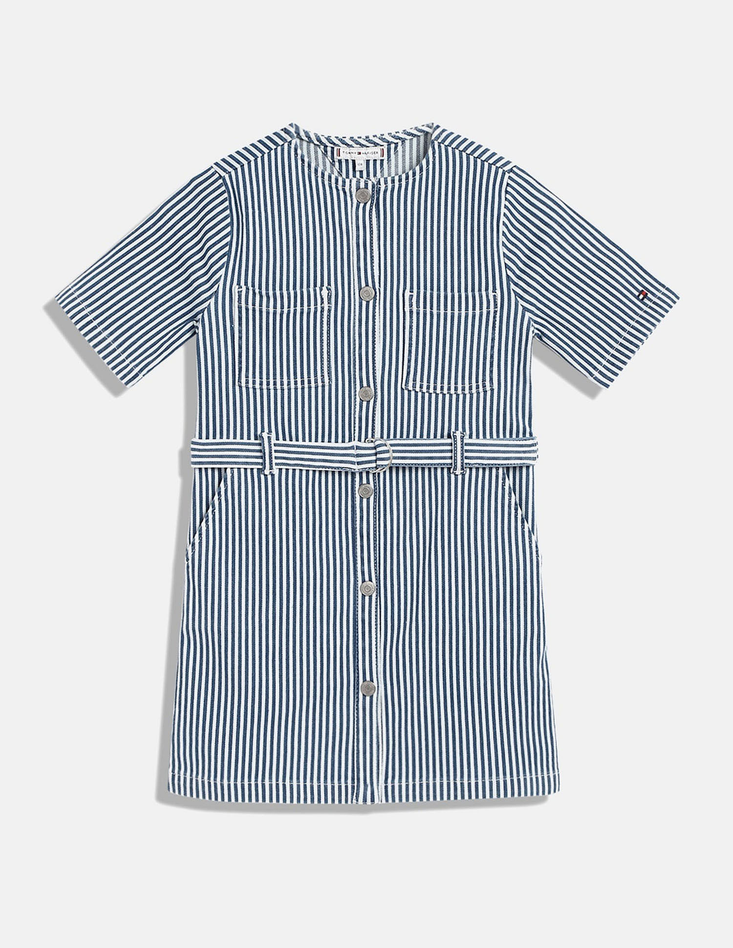Tommy Hilfiger Kids Girls Printed Regular-Fit Cotton Dresses