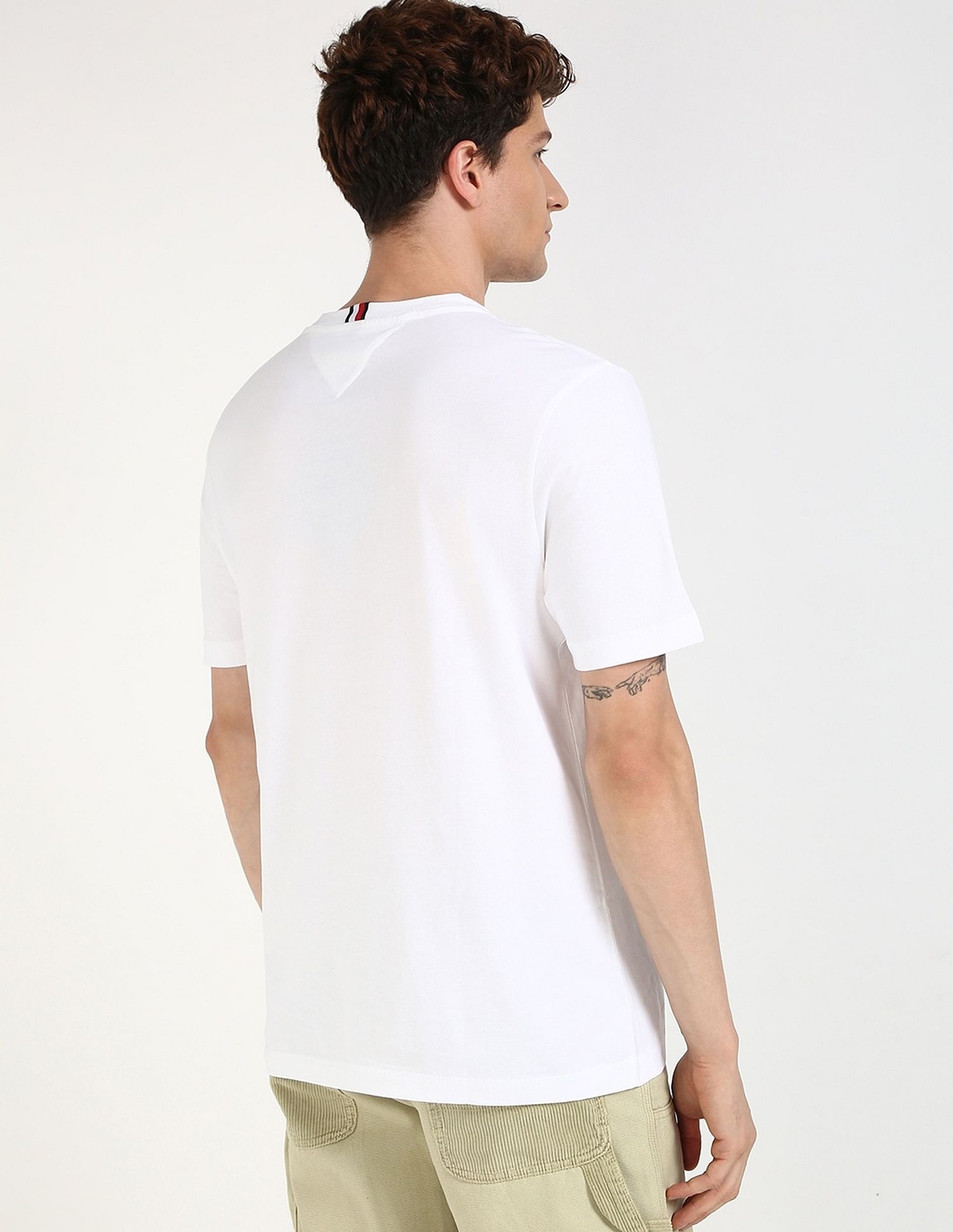 Tommy Hilfiger Logo Regular-Fit Cotton T-Shirt