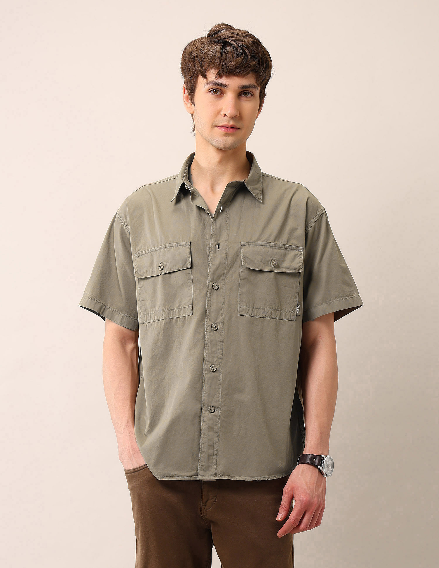 U.S. Polo Assn. Denim Co. Pure Cotton Regular Fit Twill Shirt