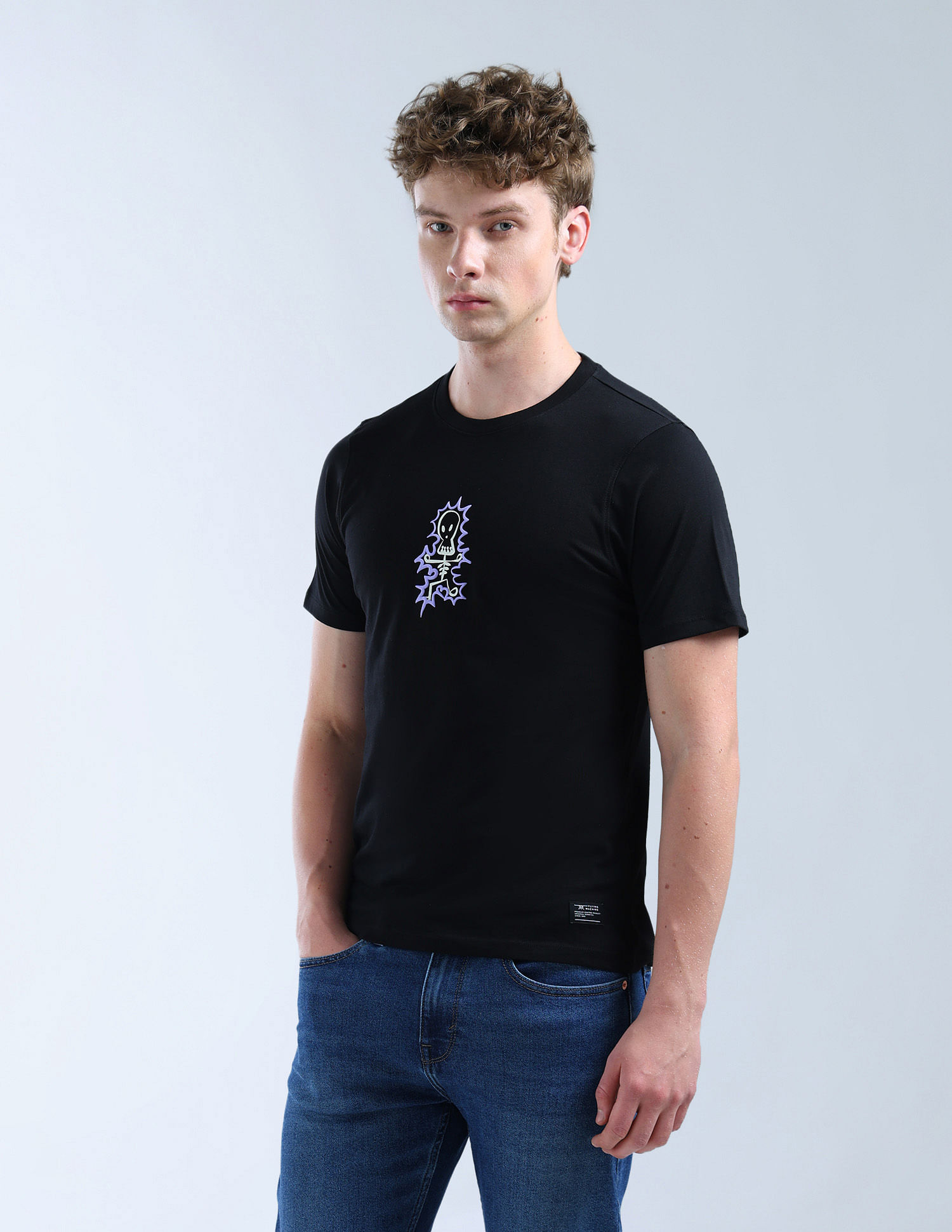 Flying Machine Graphic Printed Regular Fit T-Shirt