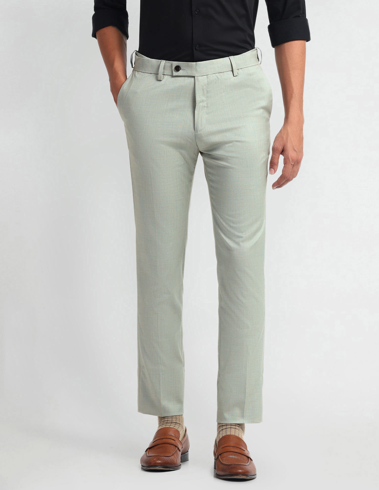Buy Arrow Autoflex Super Slim Trousers