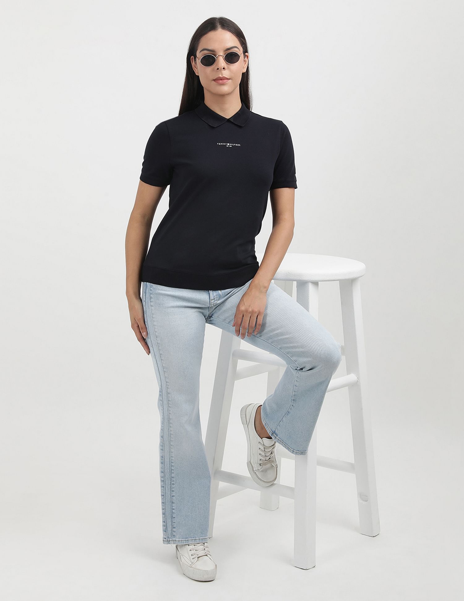 Tommy Hilfiger Regular Fit Solid Polo Shirt