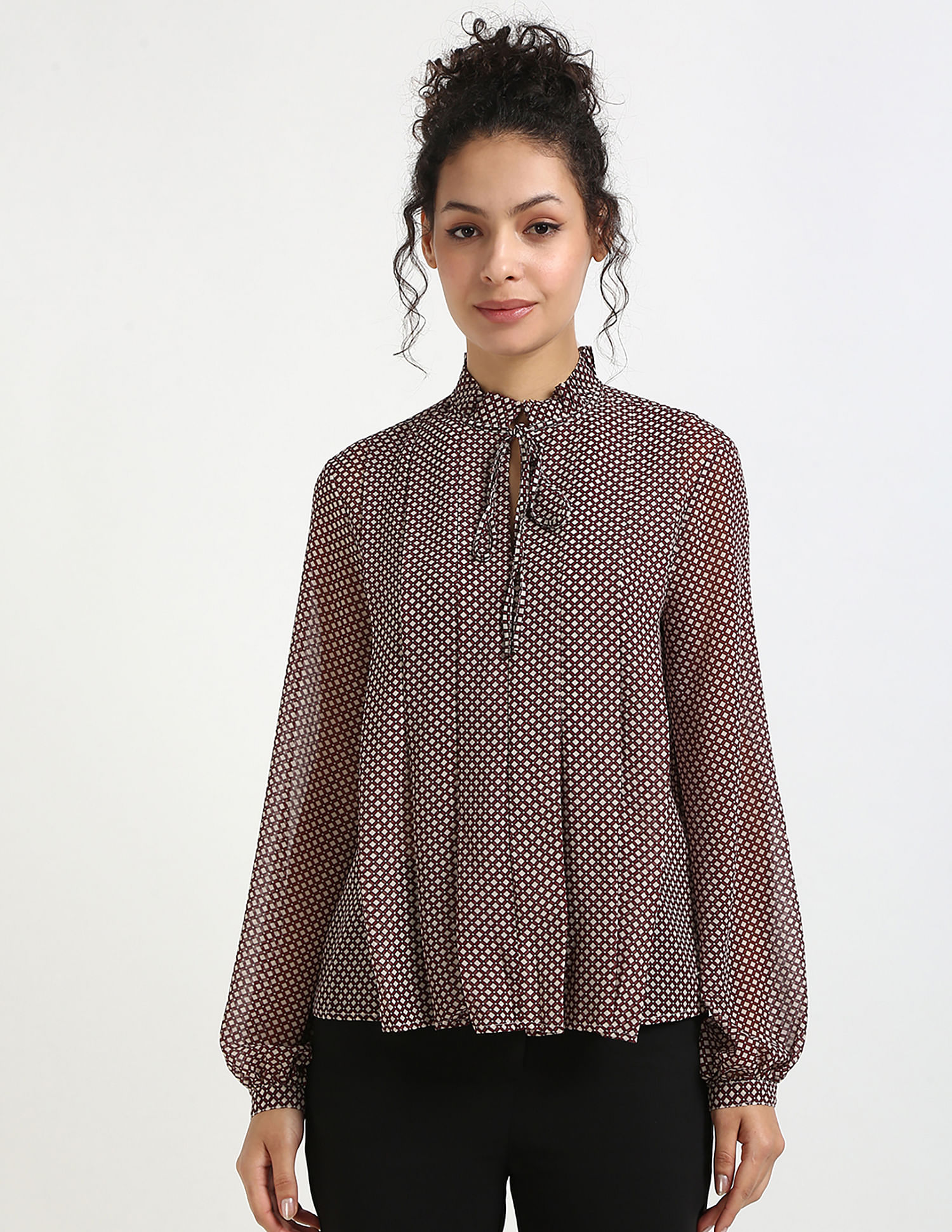 Tommy Hilfiger Printed Relaxed-Fit Polyester Shirt