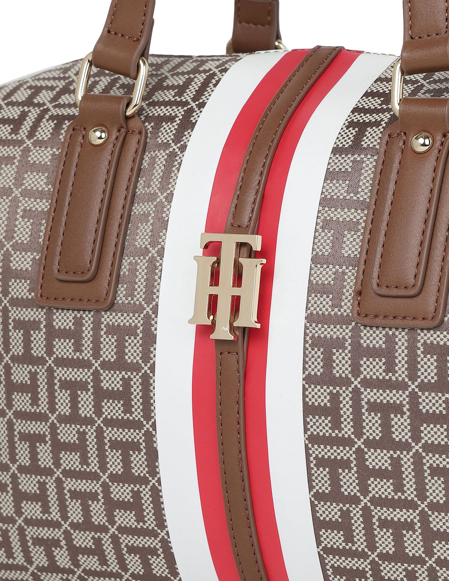 Tommy Hilfiger Jaden Plus Monologo Satchel Bag
