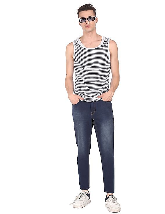 Flying Machine Mankle Slim Fit Mid Rise Jeans