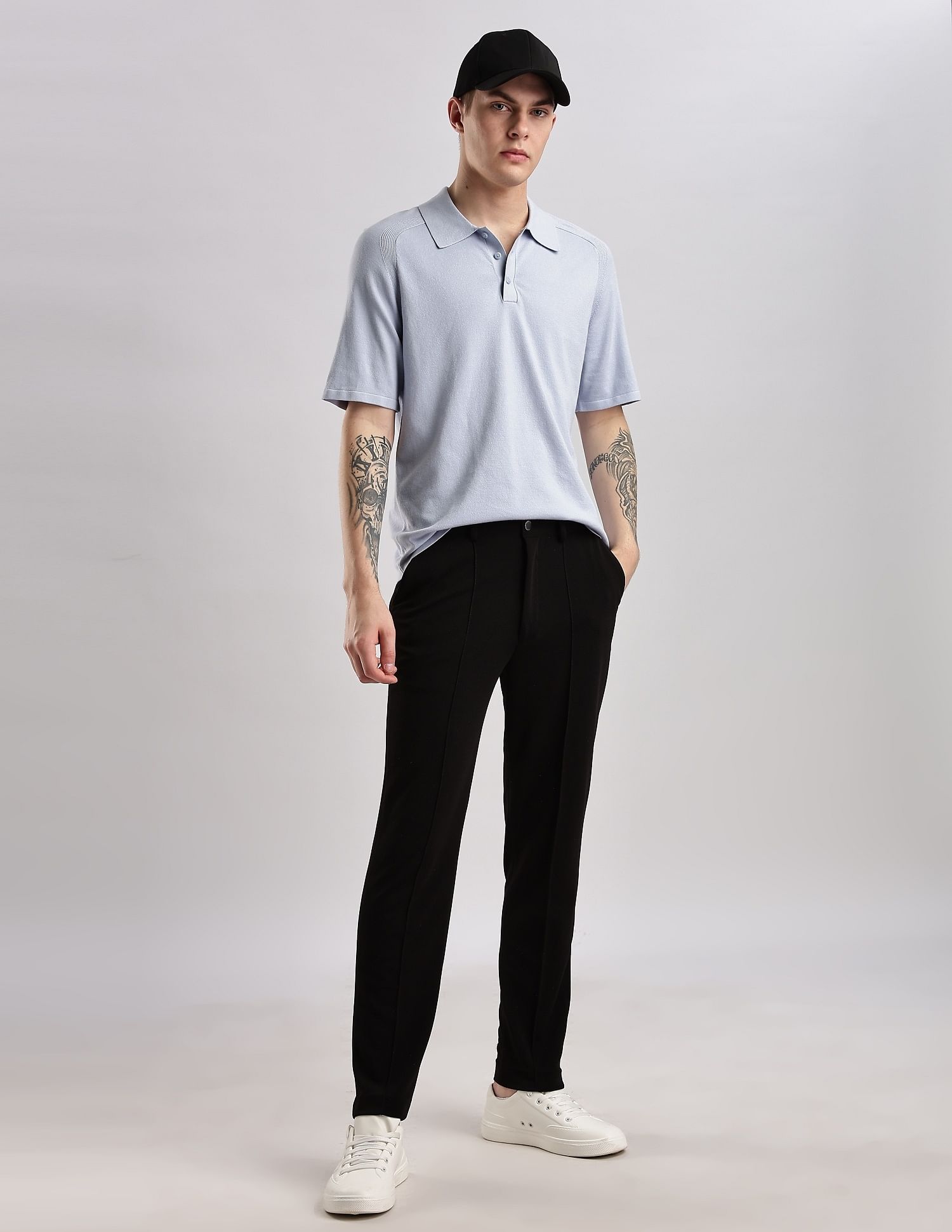 Calvin Klein Jeans Solid Regular Fit Viscose Polo Shirt