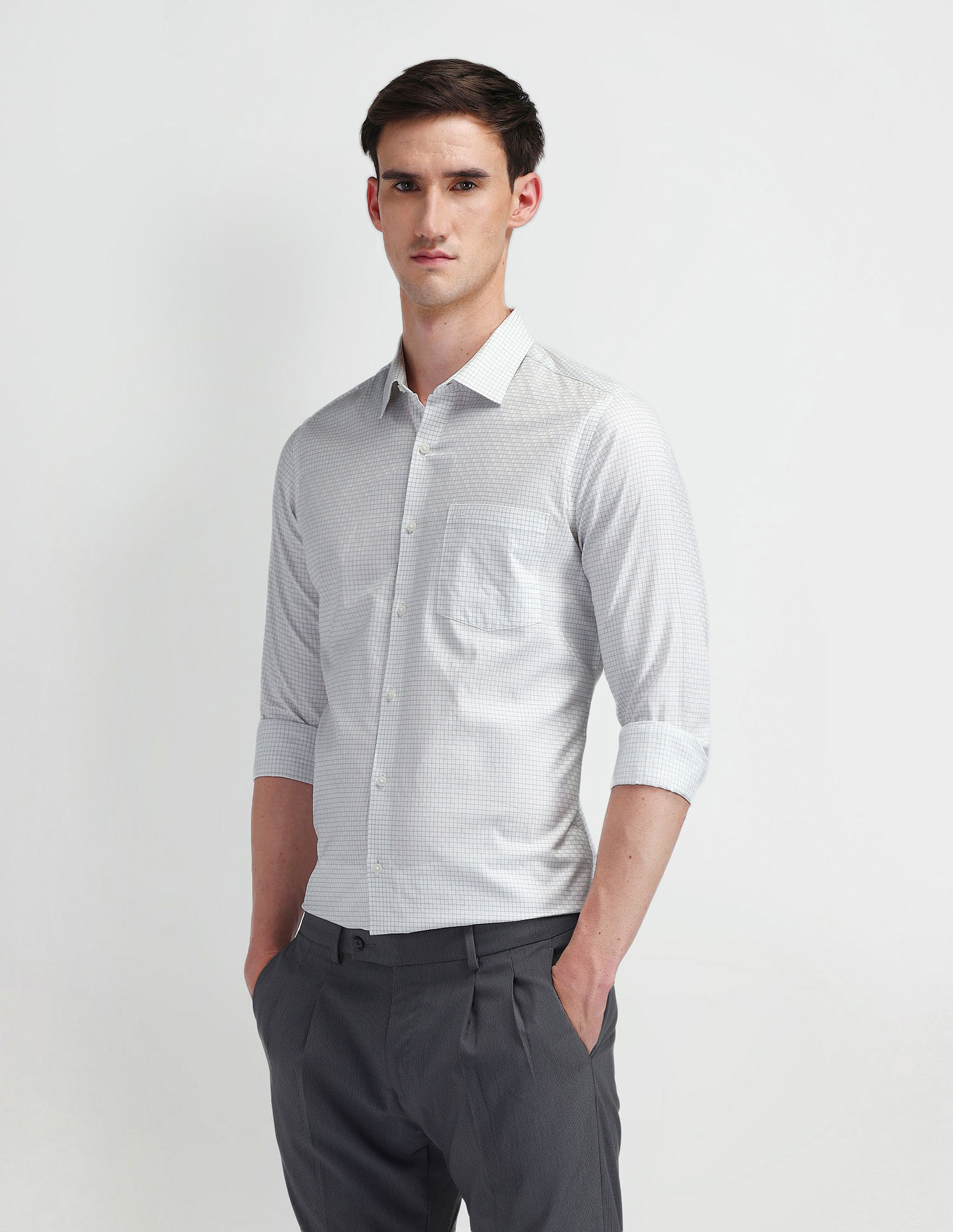 Arrow Micro Checked Dobby Shirt