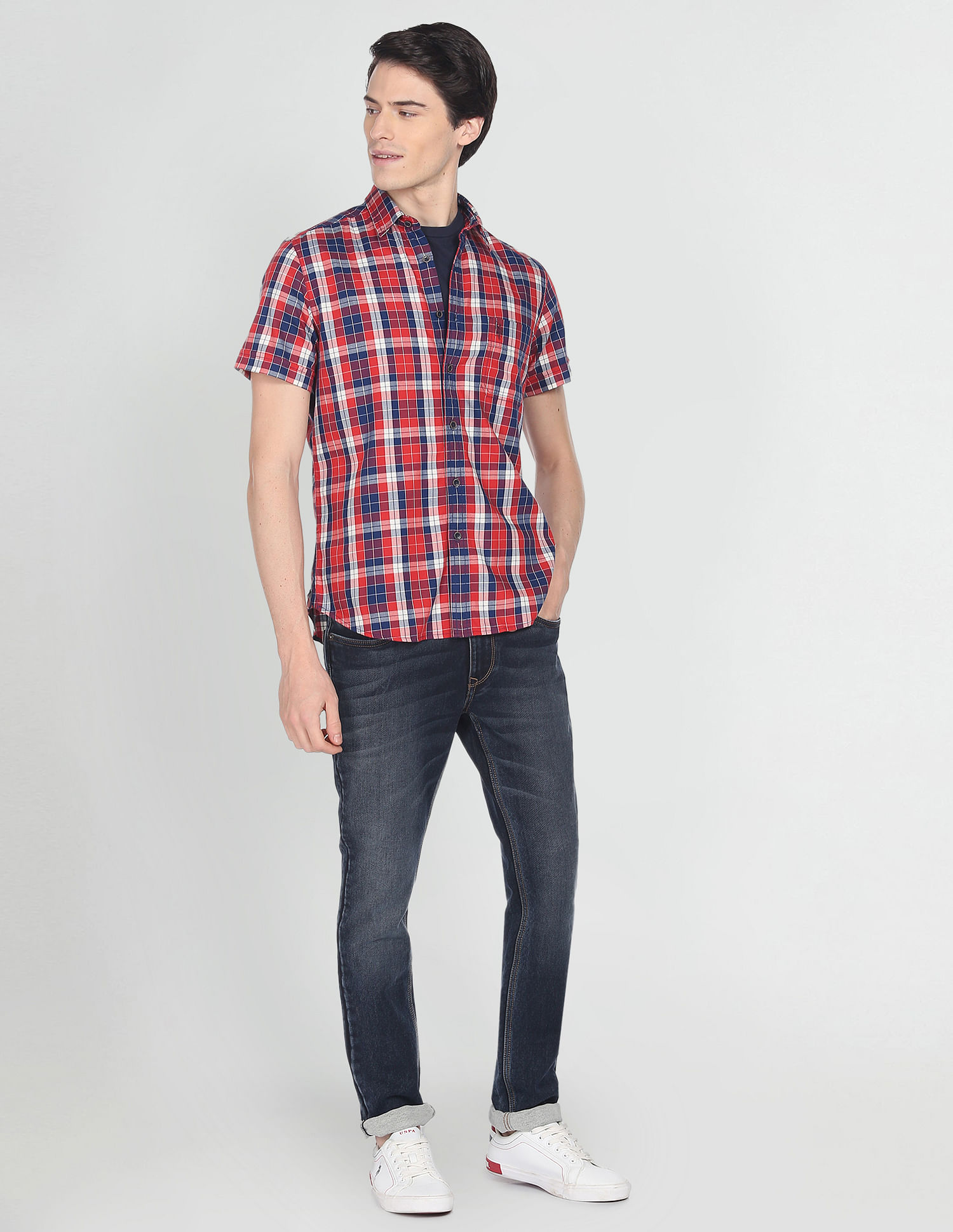 U.S. Polo Assn. Denim Co. Outdoor Check Twill Shirt