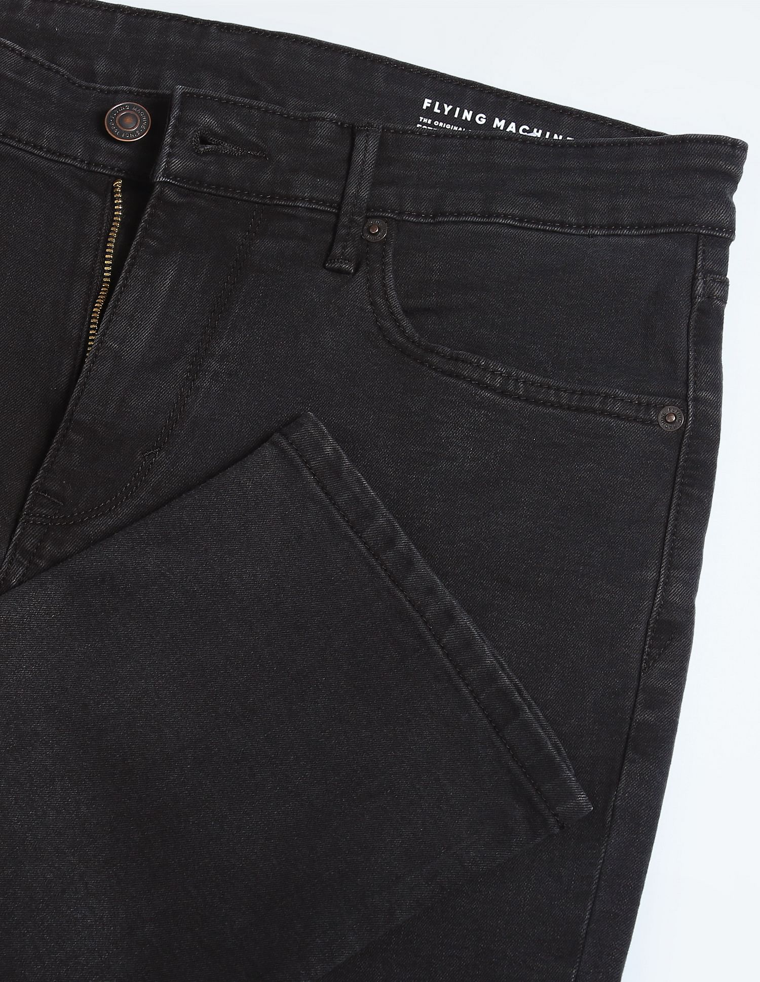 Flying Machine Freddie Slim Straight Rinsed Jeans