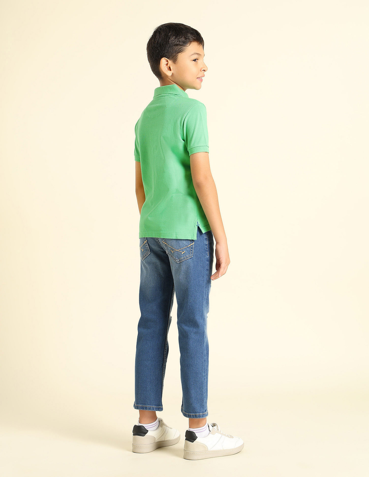 U.S. Polo Assn. Kids Solid Pique Polo Shirt