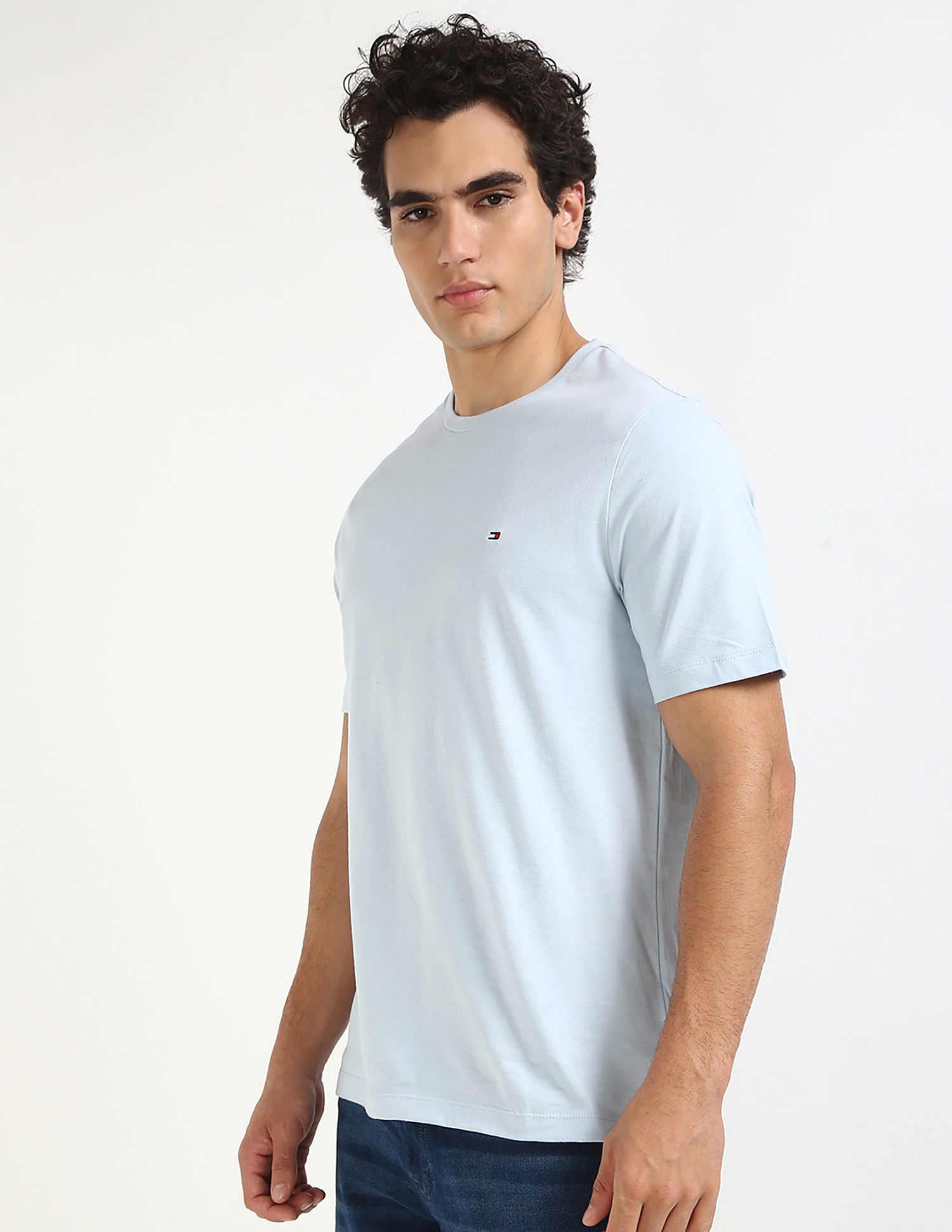 Tommy Hilfiger Solid Regular-Fit Cotton T-Shirt