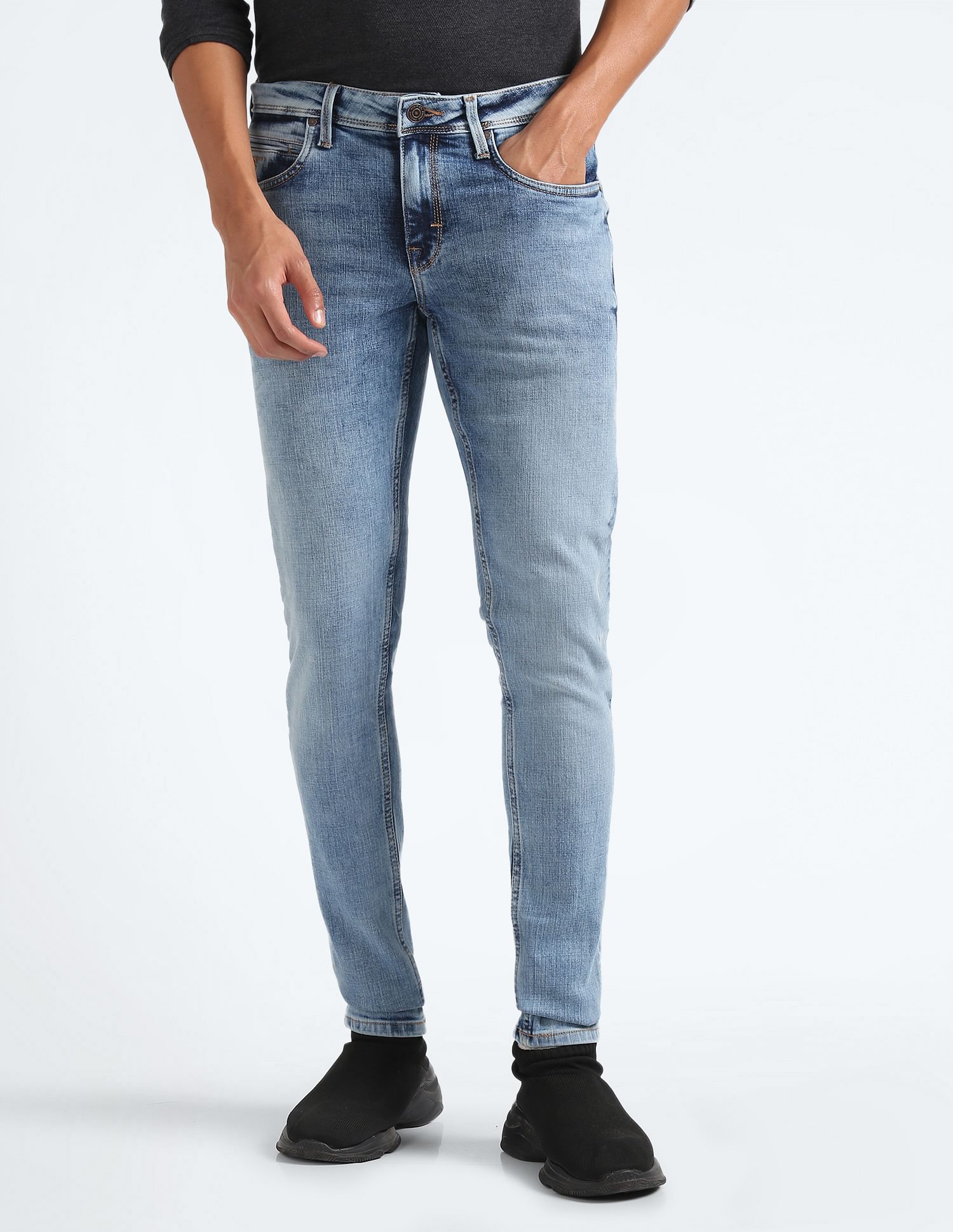 Flying Machine Jackson Skinny Fit Stone Wash Jeans
