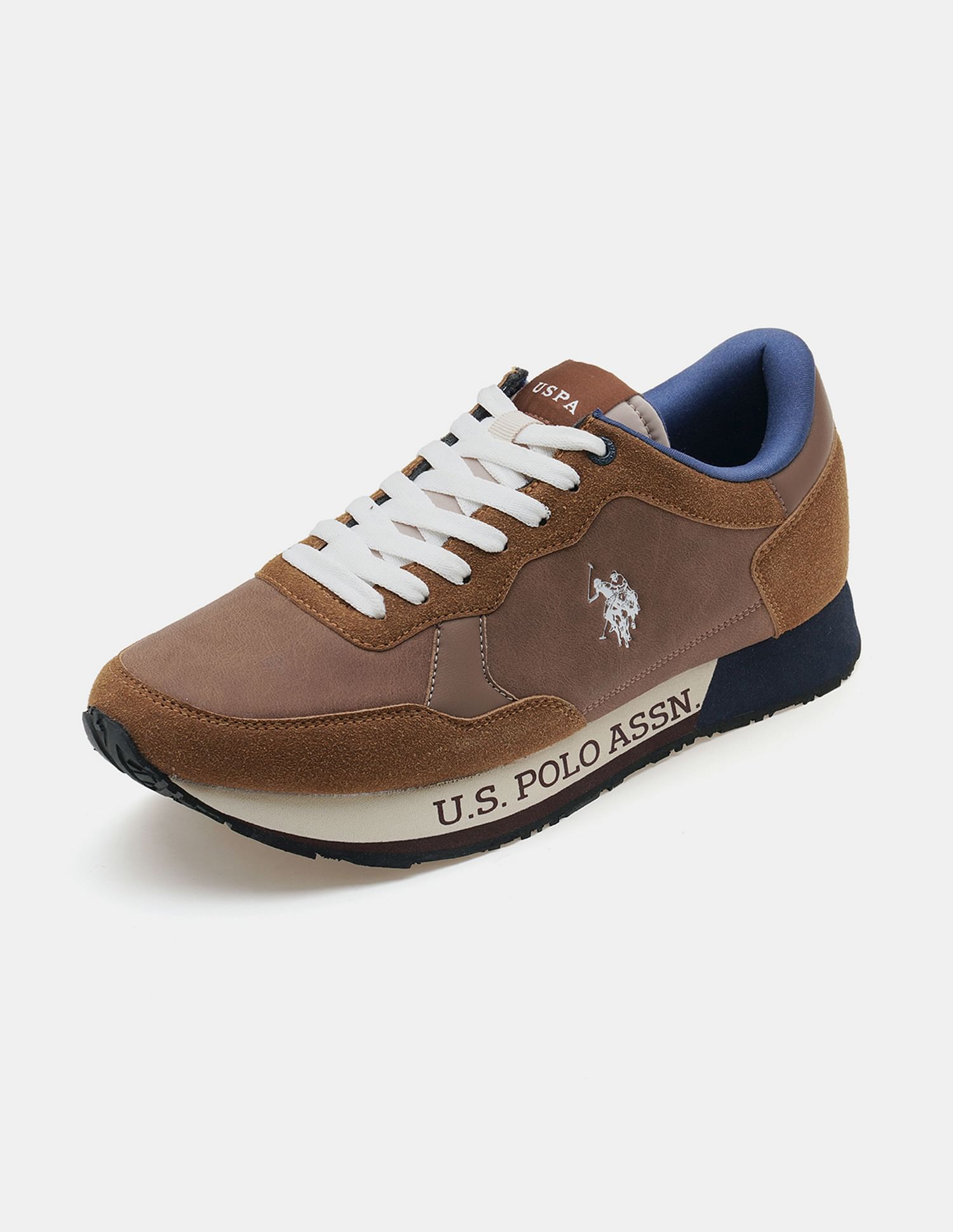 U.S. Polo Assn. Men Caspian 2.0 Colour Blocked Sneakers