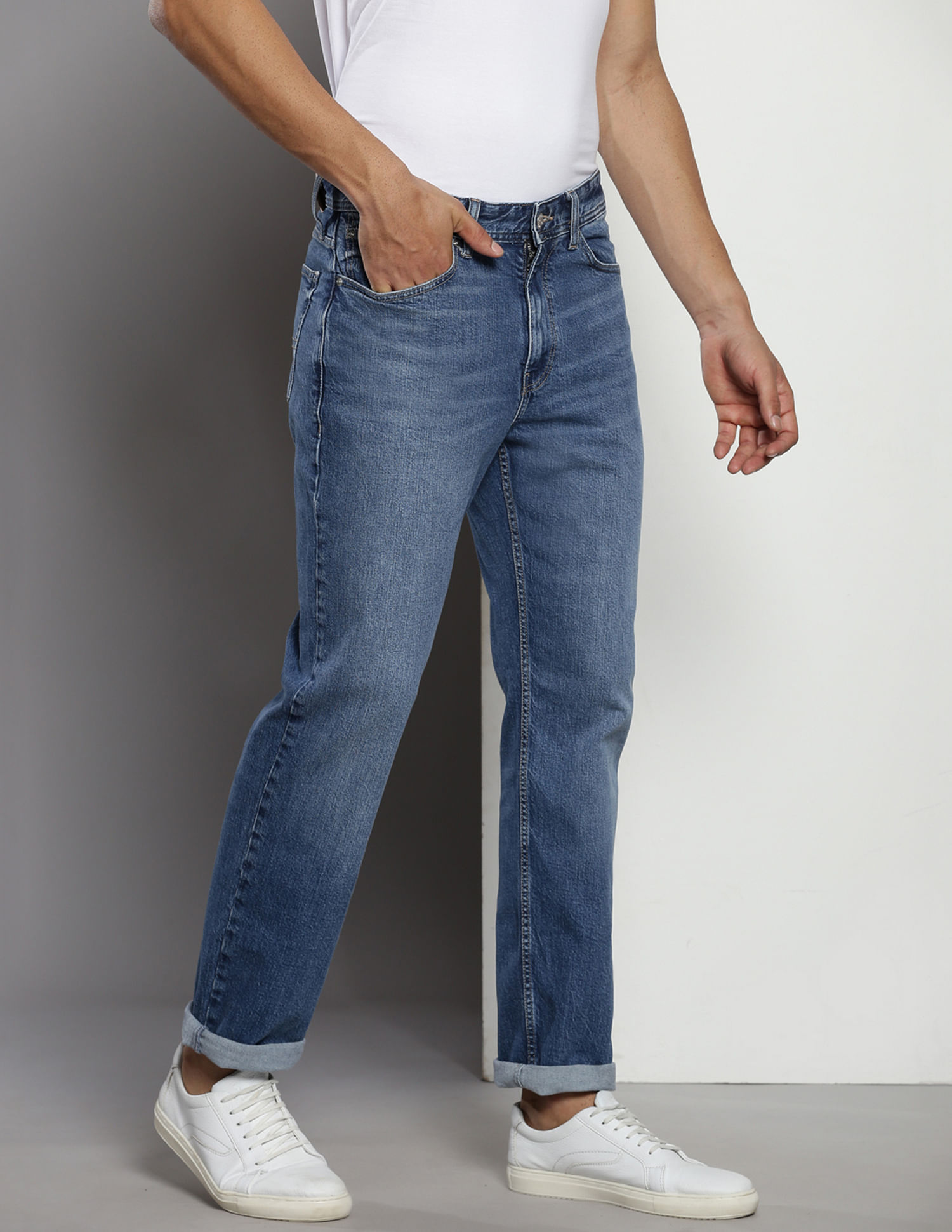 Tommy Hilfiger Recycled Cotton Ethan Relaxed Straight Jeans