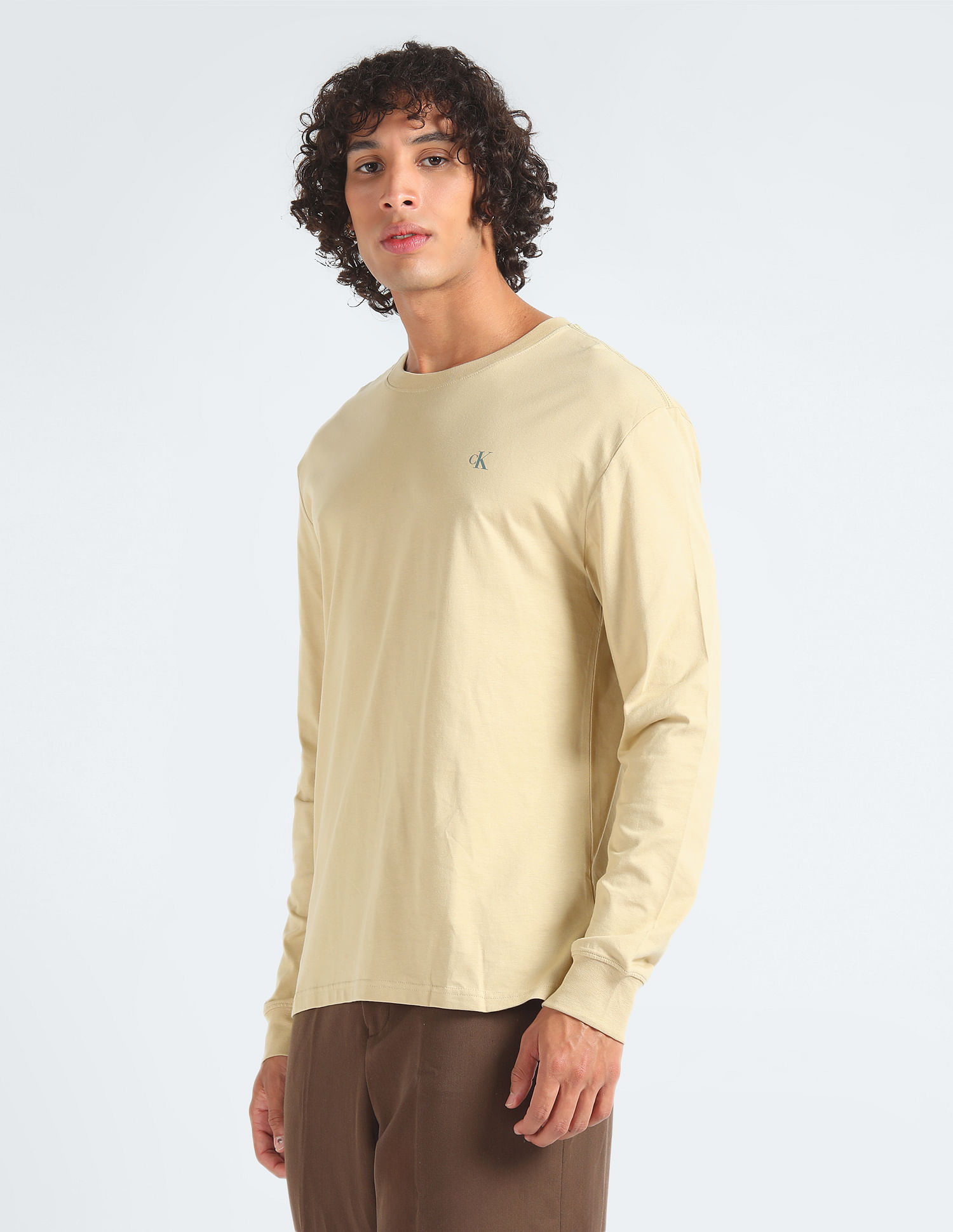 Buy Calvin Klein Institutional Logo Long Sleeve T-Shirt
