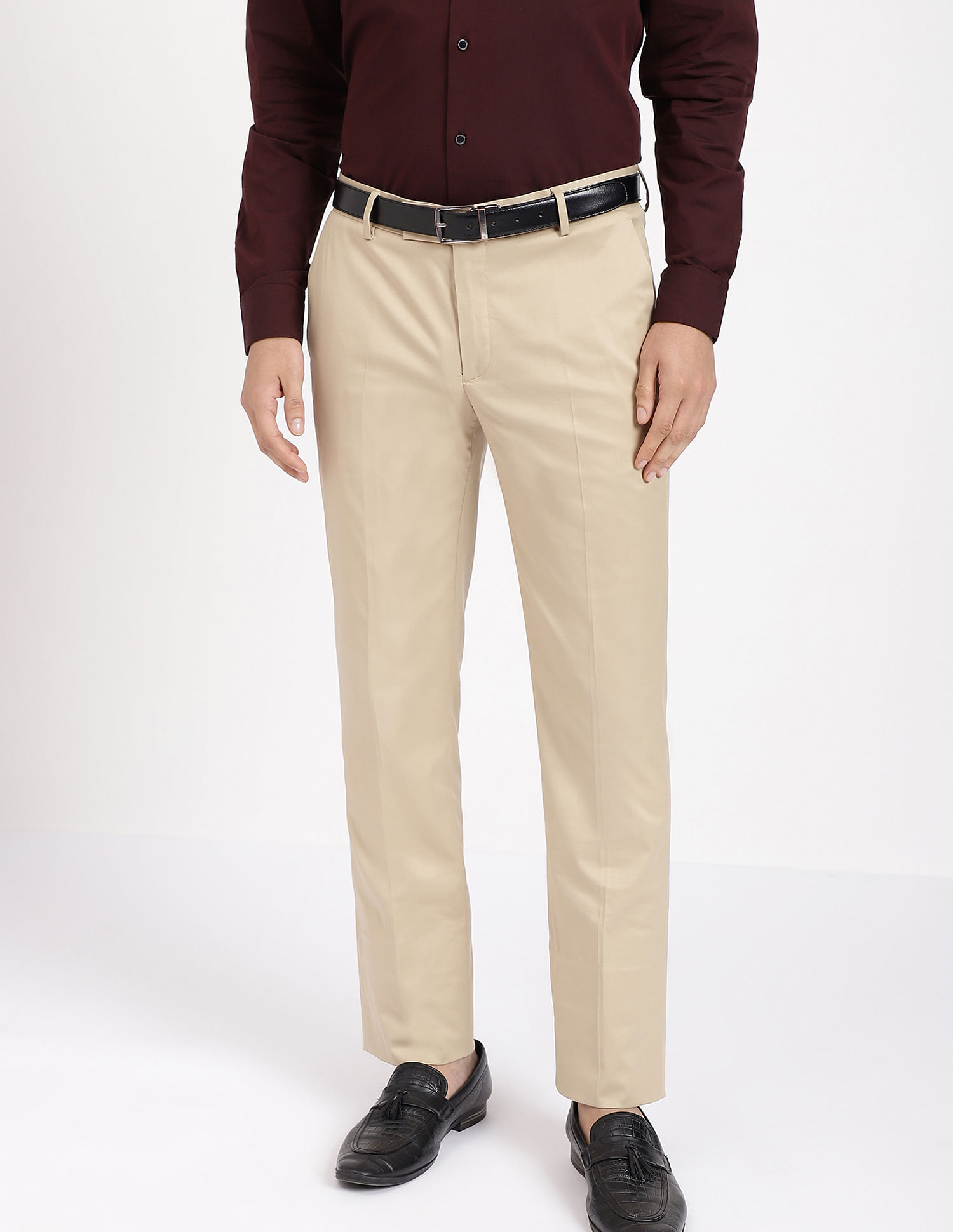 Buy Light Grey Trousers & Pants for Men by ARROW Online | Ajio.com