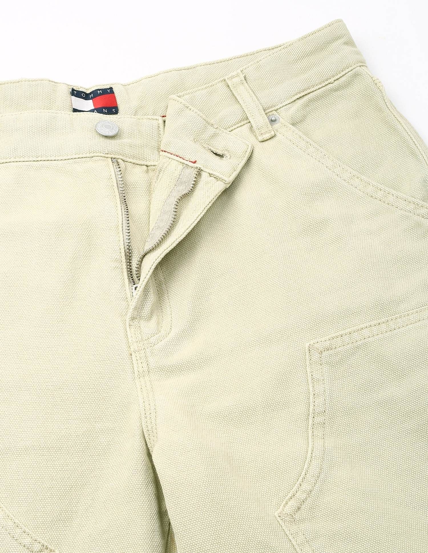 Tommy Hilfiger Regular-Fit Solid Mid Rise Trouser