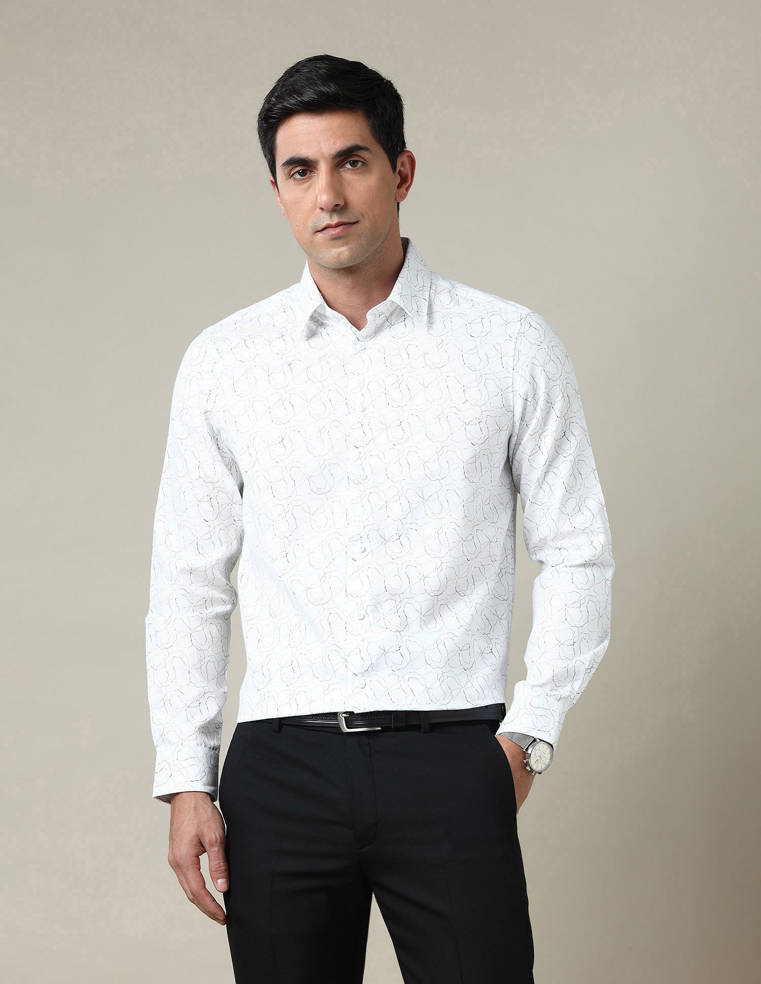 Arrow 1851 Abstract Printed Shirt