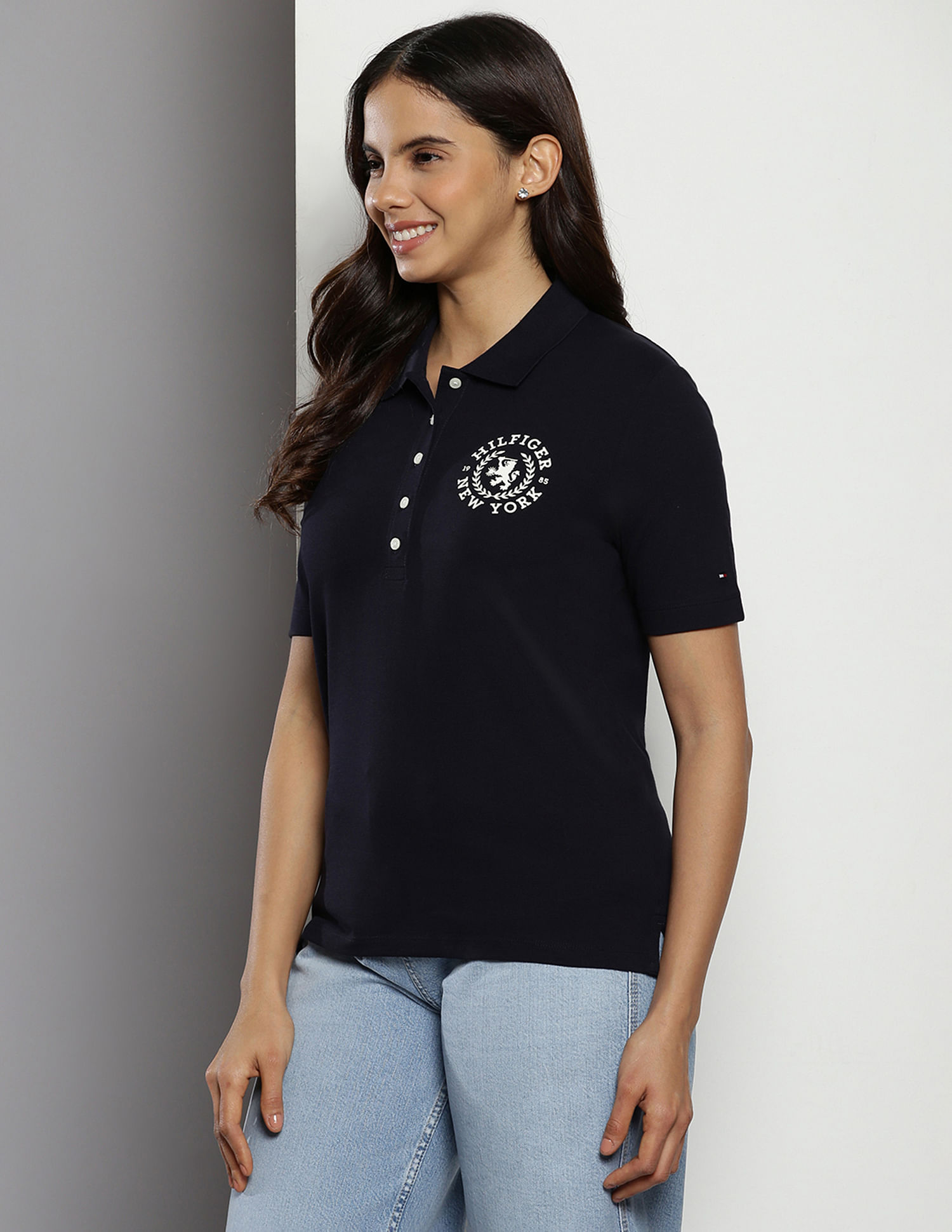 Tommy Hilfiger Crest Embroidered Polo Shirt