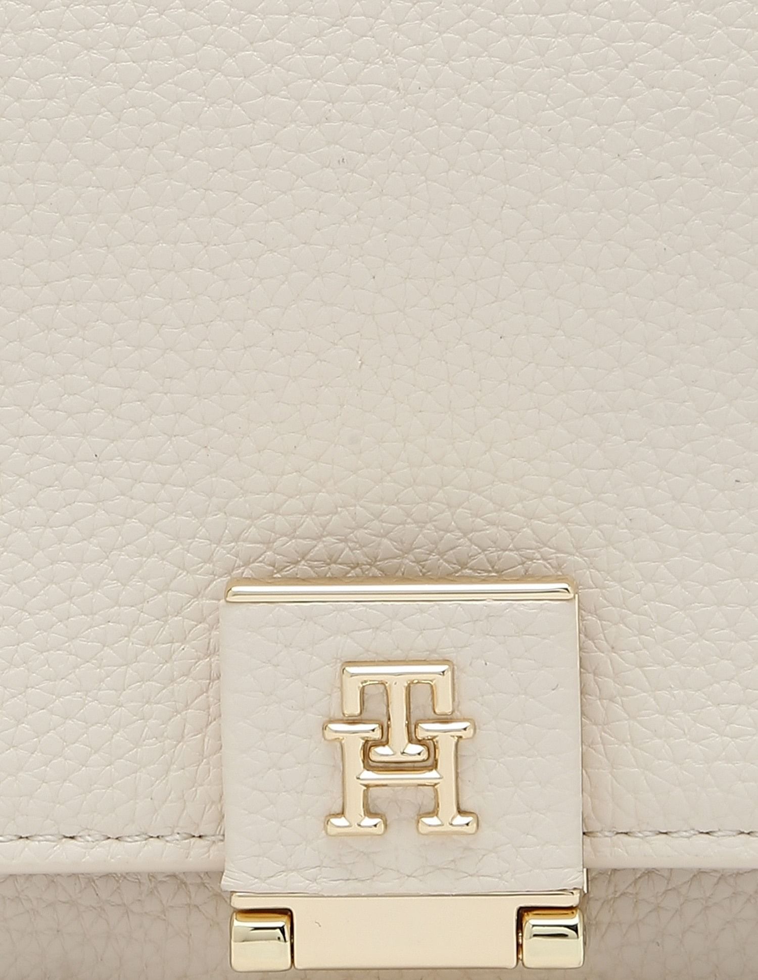 Tommy Hilfiger Solid Beige Pu Sling Bag