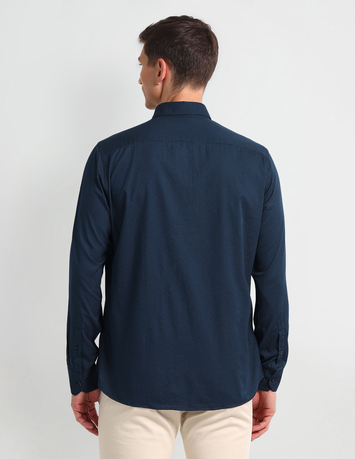 Arrow Sport All-Over Print Twill Shirt