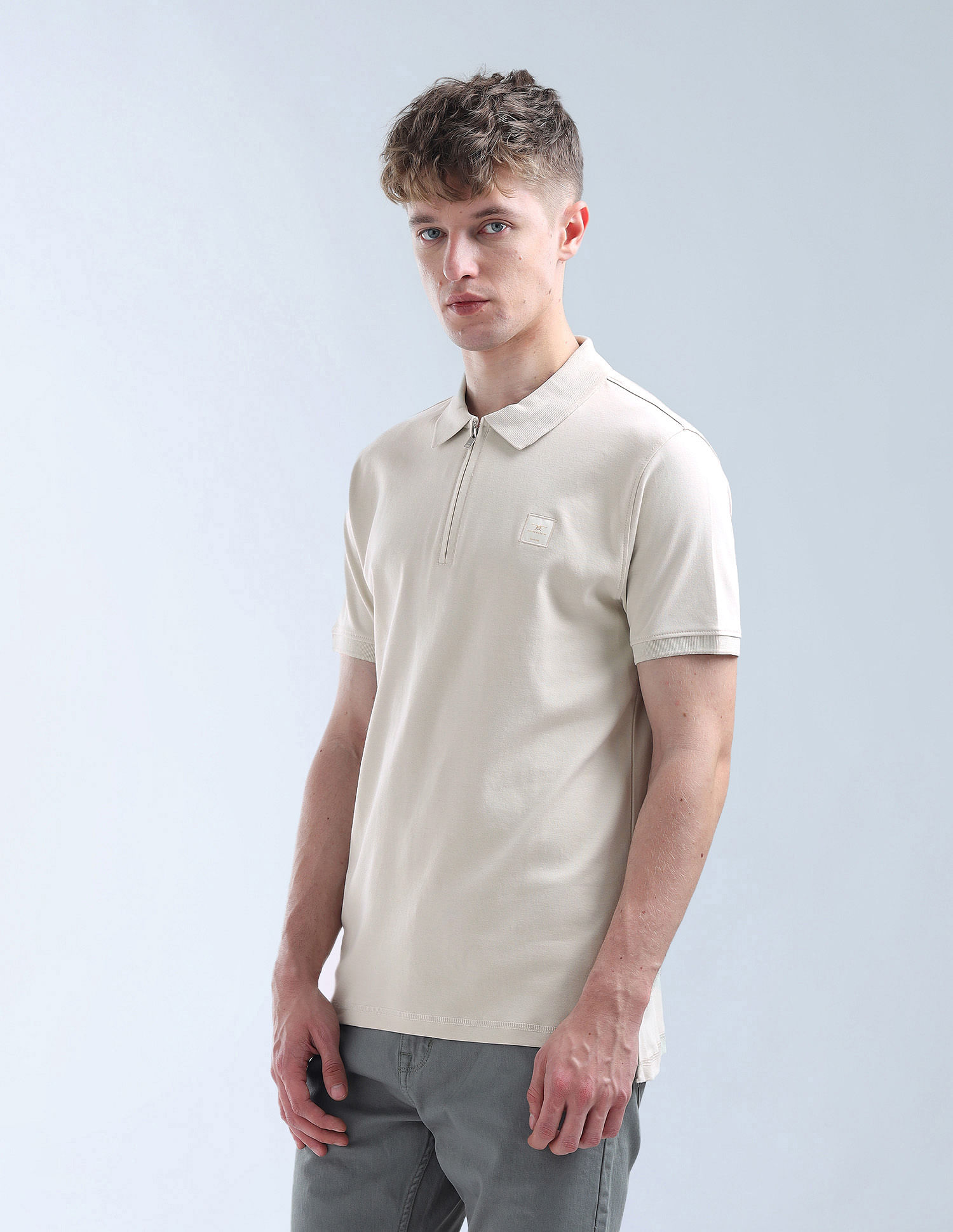 Flying Machine Solid Essentials Polo Shirt