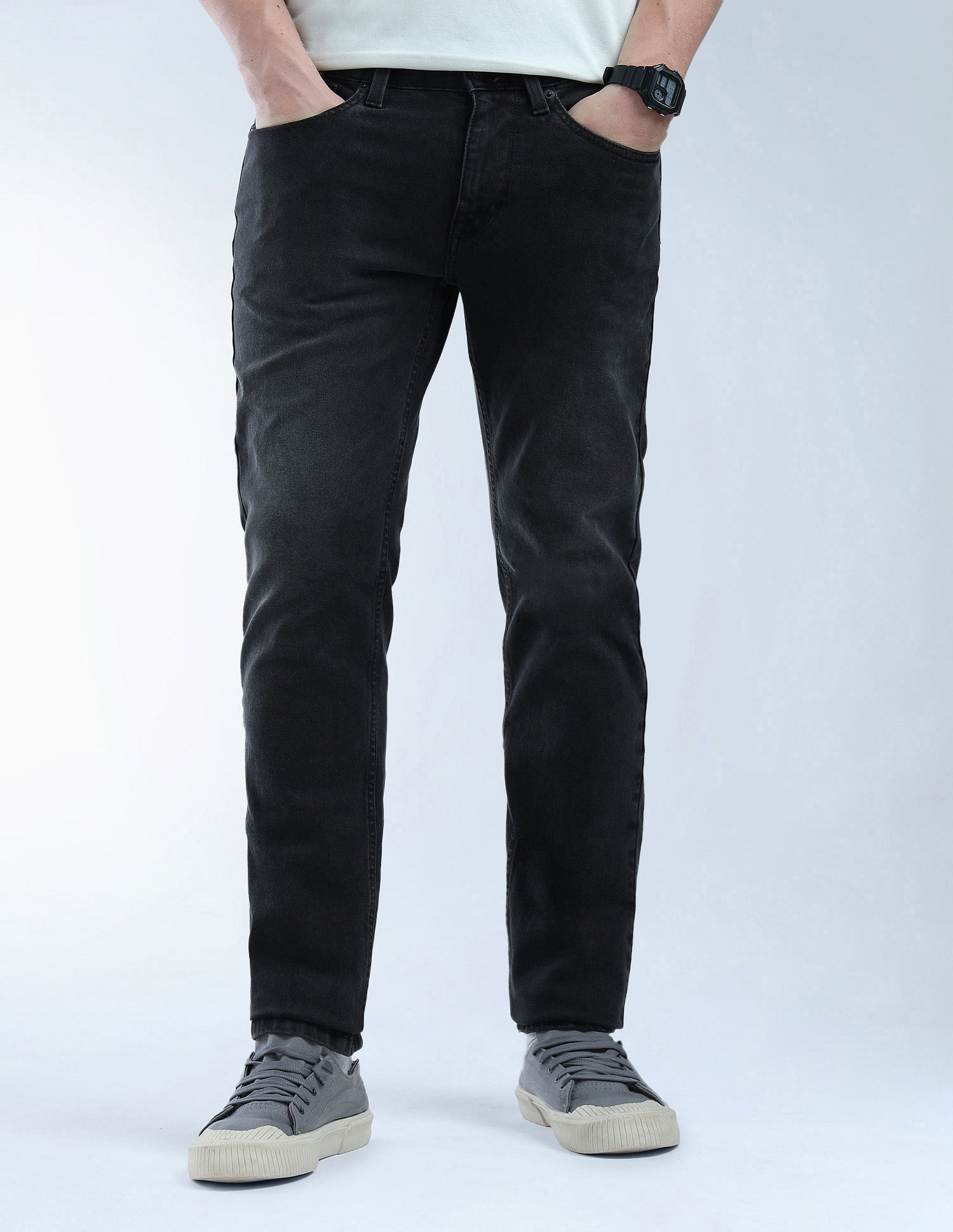 Flying Machine Mid Rise Freddie Slim Straight Fit Jeans